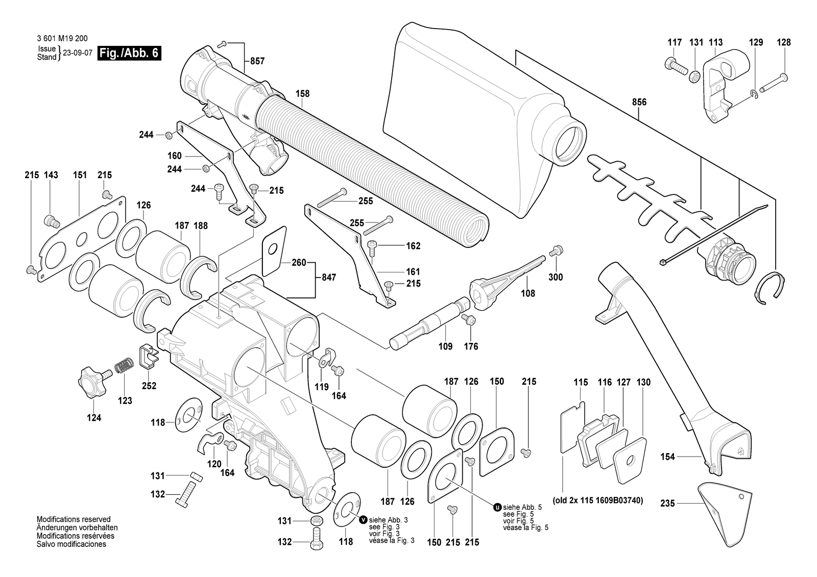 Bosch GCM 8 SDE parts diagram, sheet 6