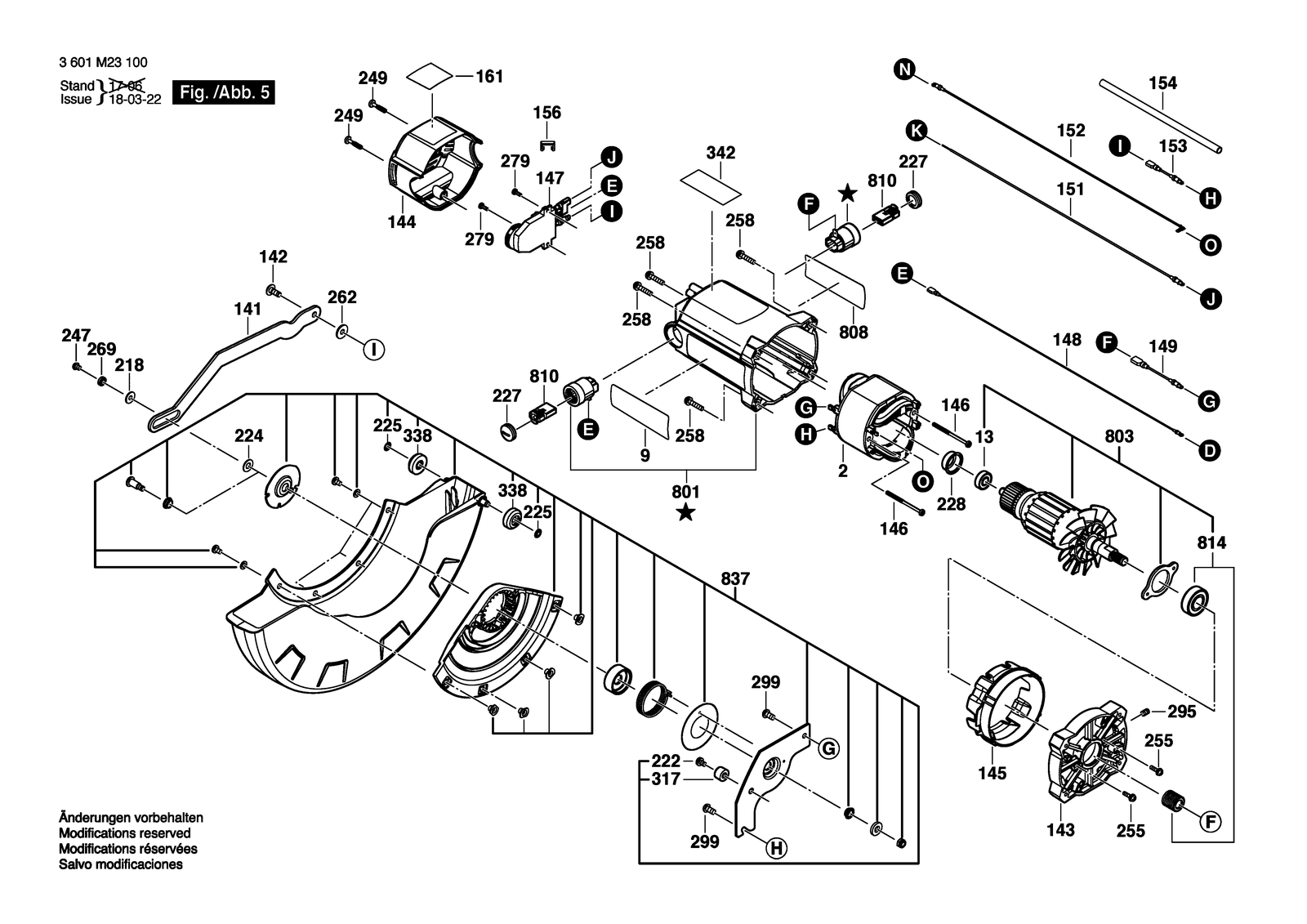 Bosch GCM 12 SDE parts diagram, sheet 5
