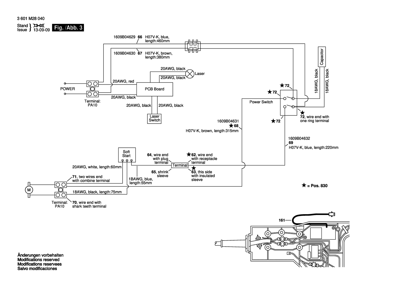 Bosch GCD 12 JL parts diagram, sheet 3