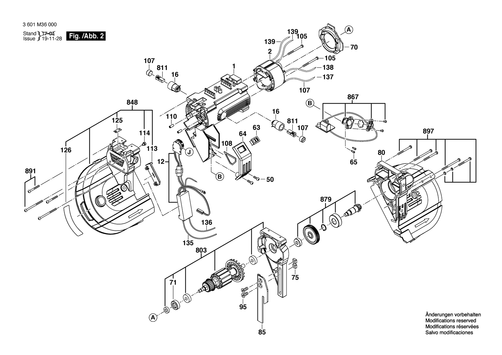 Bosch GCB 120 parts diagram, sheet 2