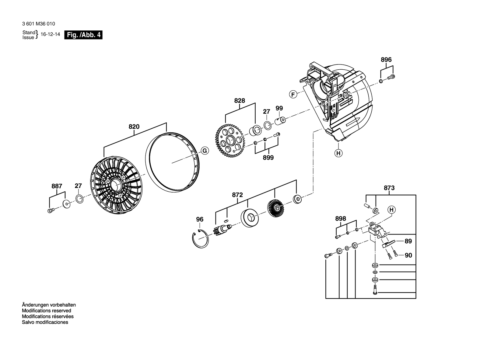Bosch GCB 120 parts diagram, sheet 4