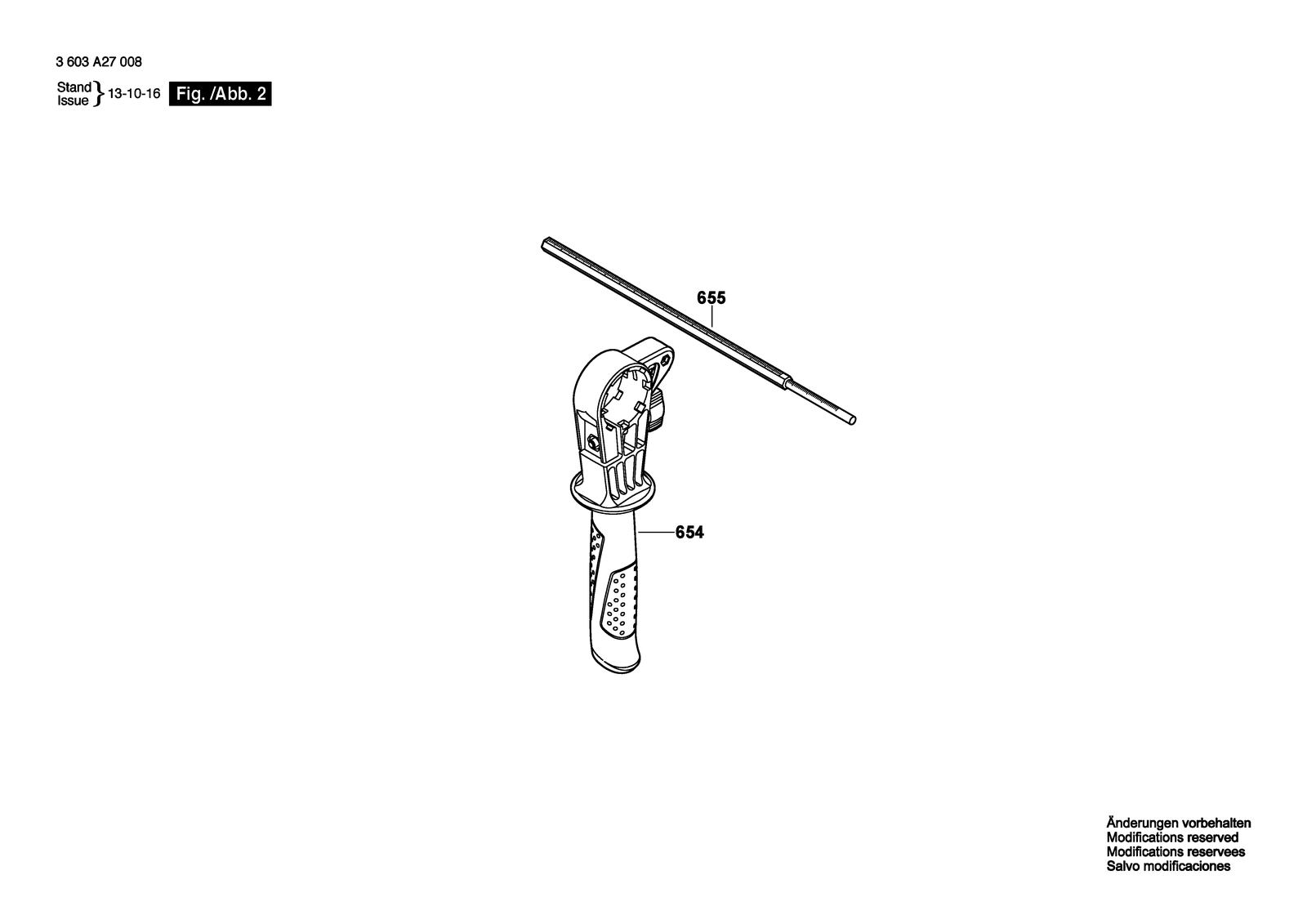 Bosch PSB 570 RE parts diagram, sheet 2