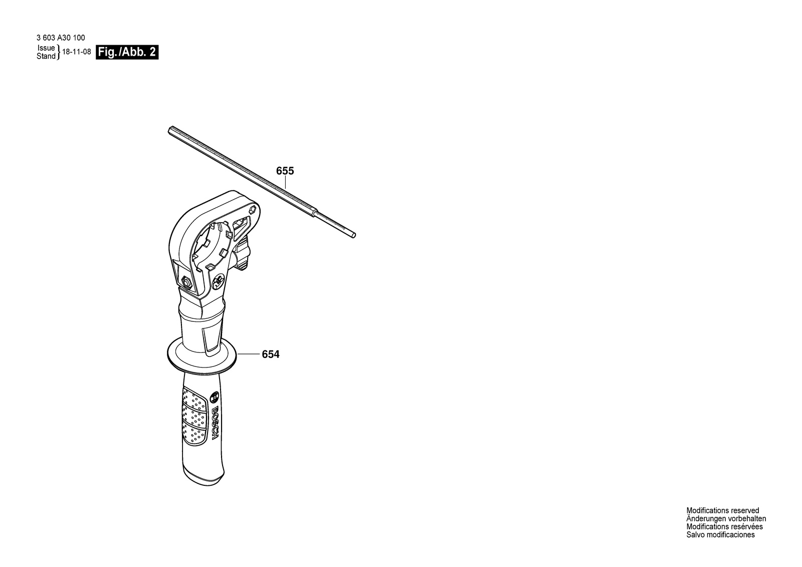 Bosch EasyImpact 570 parts diagram, sheet 2