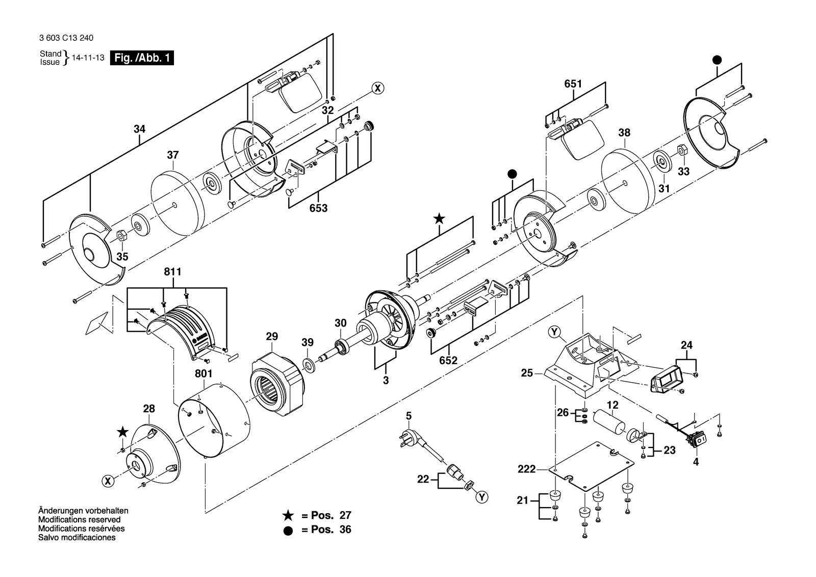 Bosch PBG 150 parts diagram, sheet 1