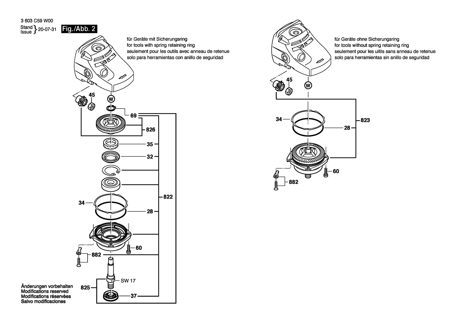 Bosch PWS 1900 parts diagram, sheet 2