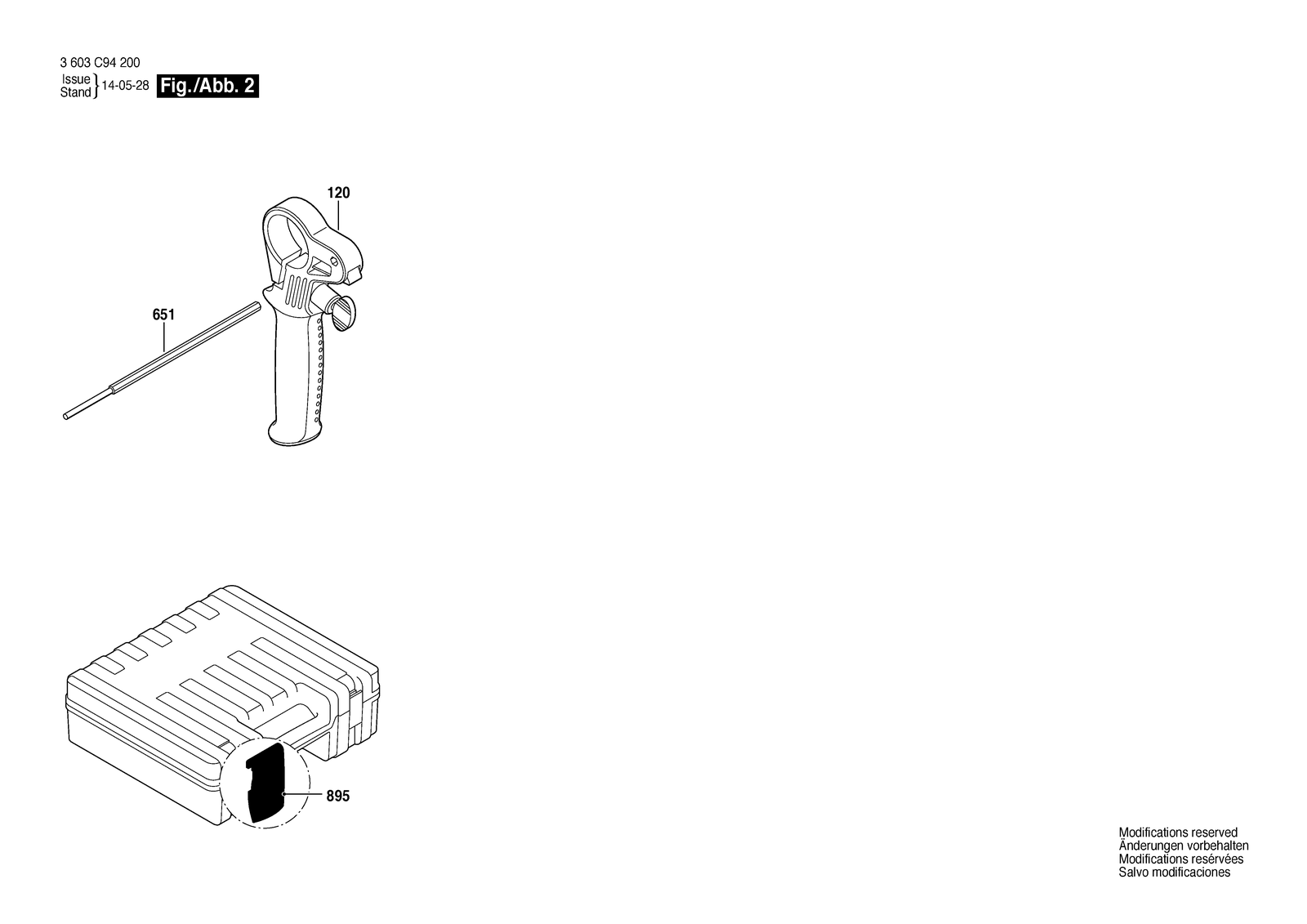 Bosch PBD 40 parts diagram, sheet 2