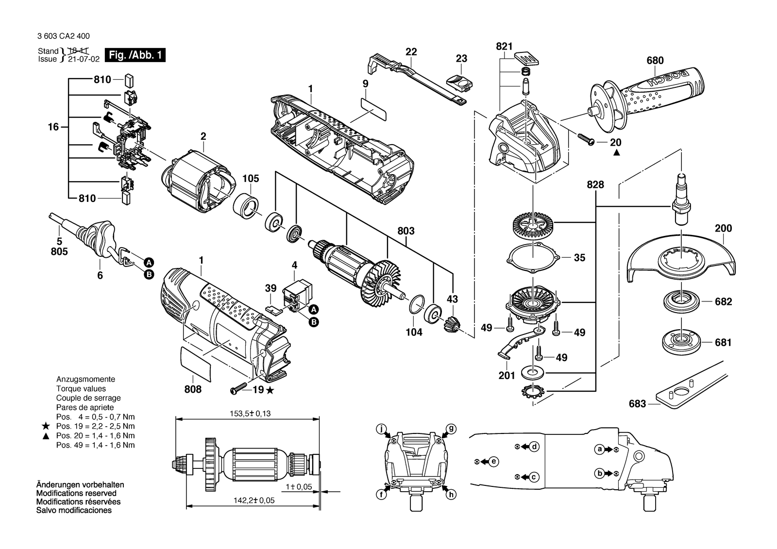 Bosch PWS 700-115 parts diagram, sheet 1