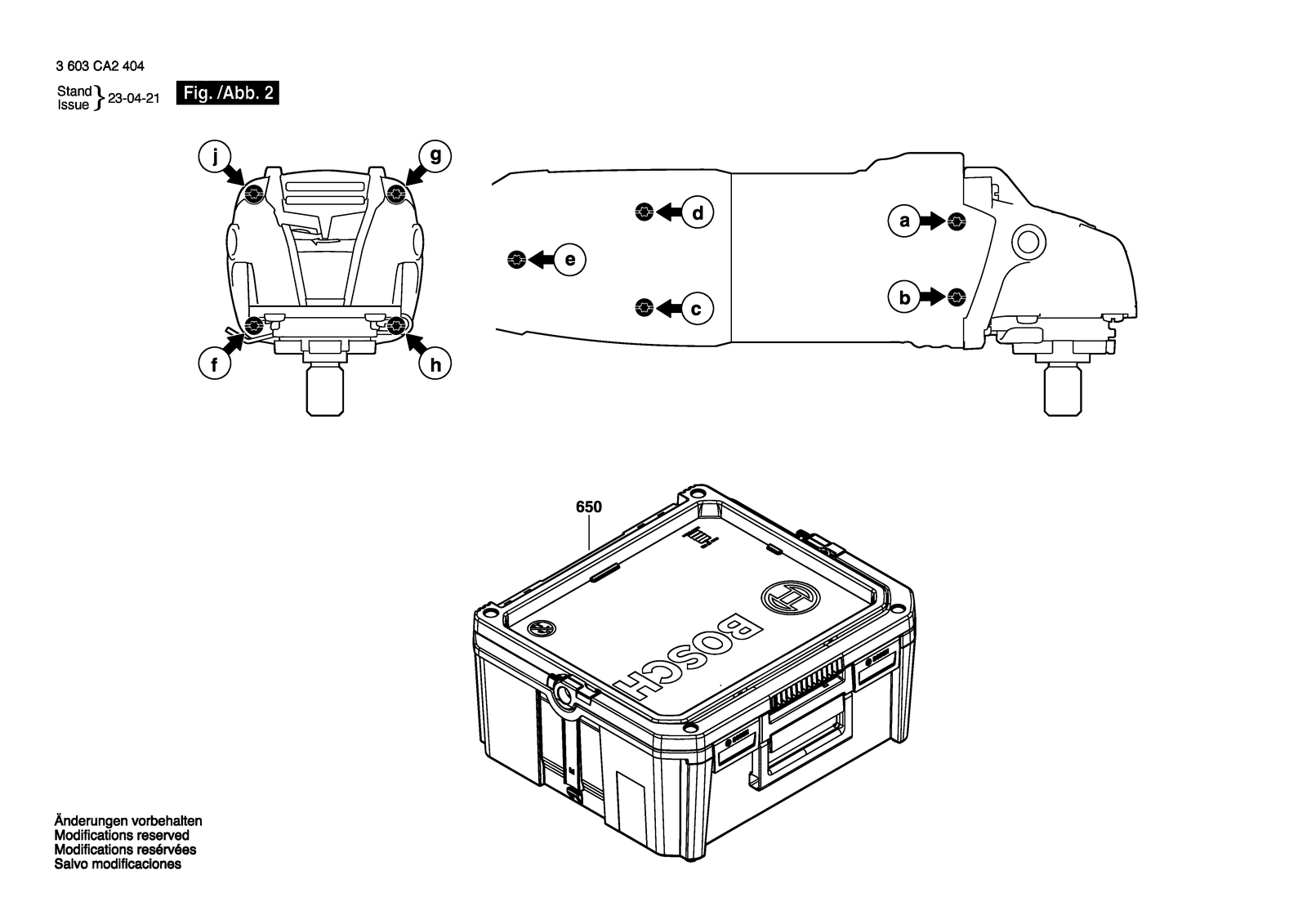 Bosch PWS 700-125 parts diagram, sheet 2
