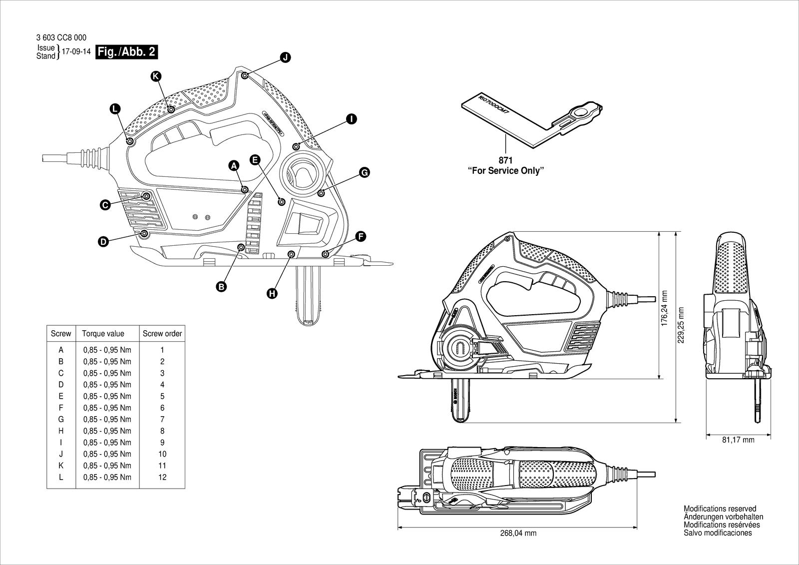 Bosch EasyCut 50 parts diagram, sheet 2