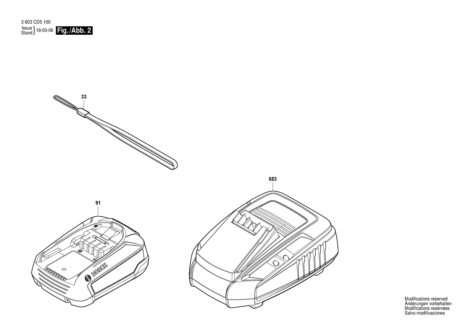 Bosch AdvancedCut 18 parts diagram, sheet 2