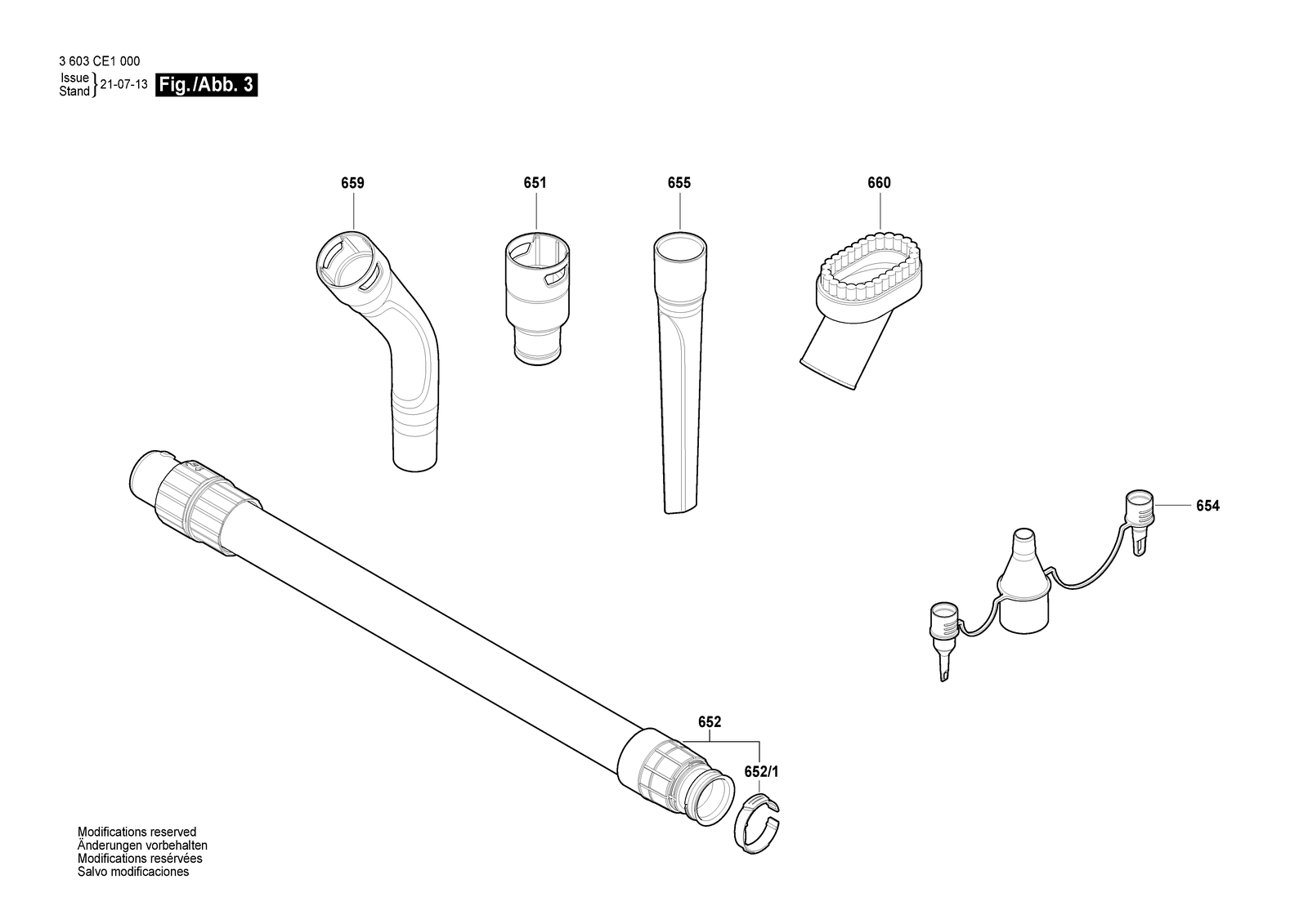 Bosch AdvancedVac 18V-8 parts diagram, sheet 3