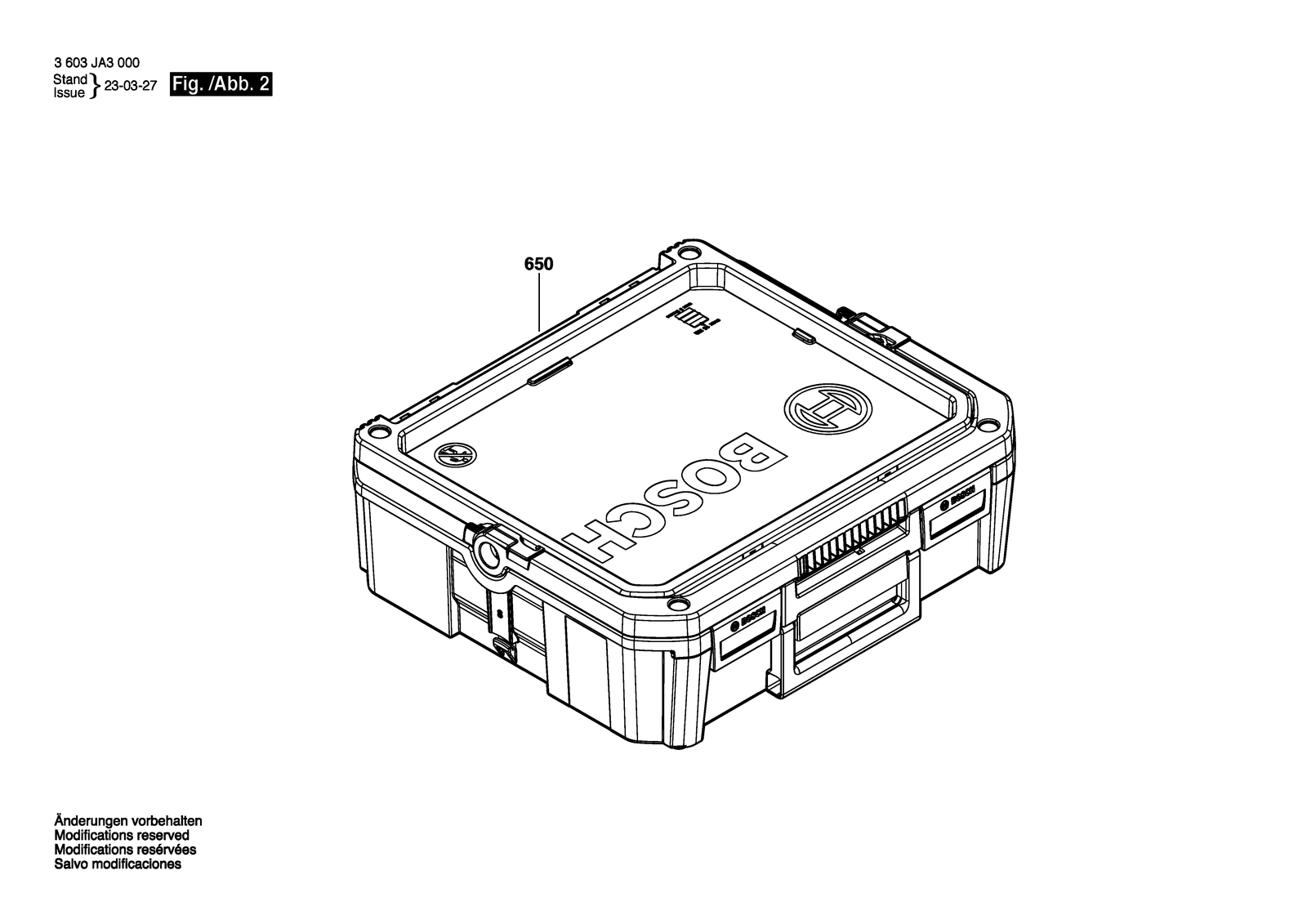 Bosch PSB 1800 LI-2 parts diagram, sheet 2