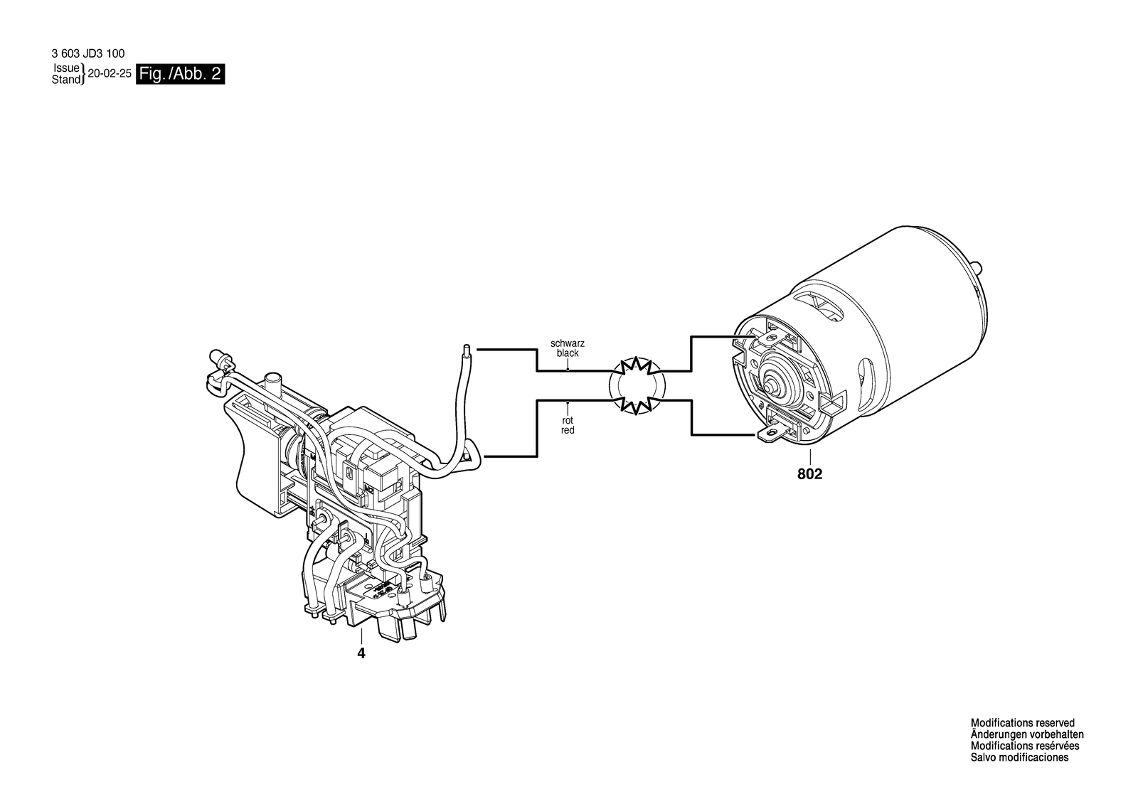 Bosch EasyImpact 1200 parts diagram, sheet 2