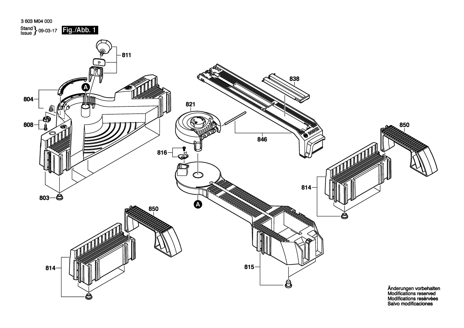 Bosch PLS 300 parts diagram, sheet 1