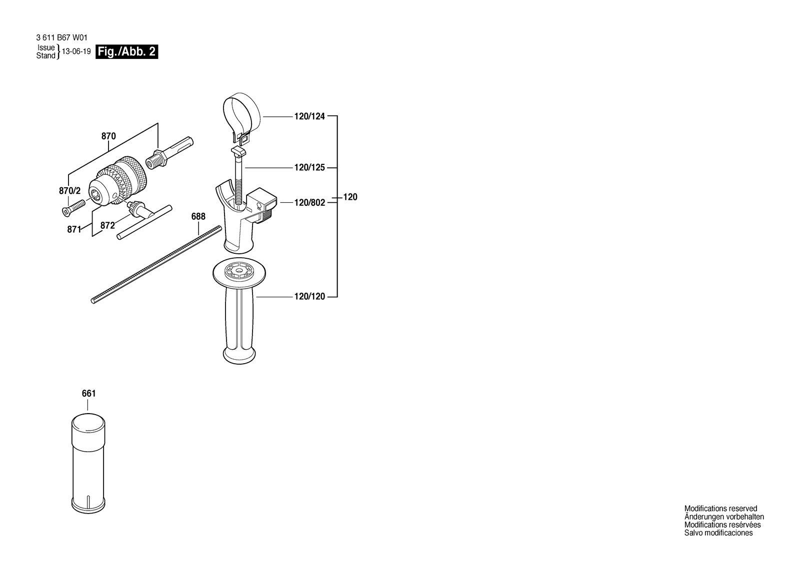 Bosch H28-MLE parts diagram, sheet 2