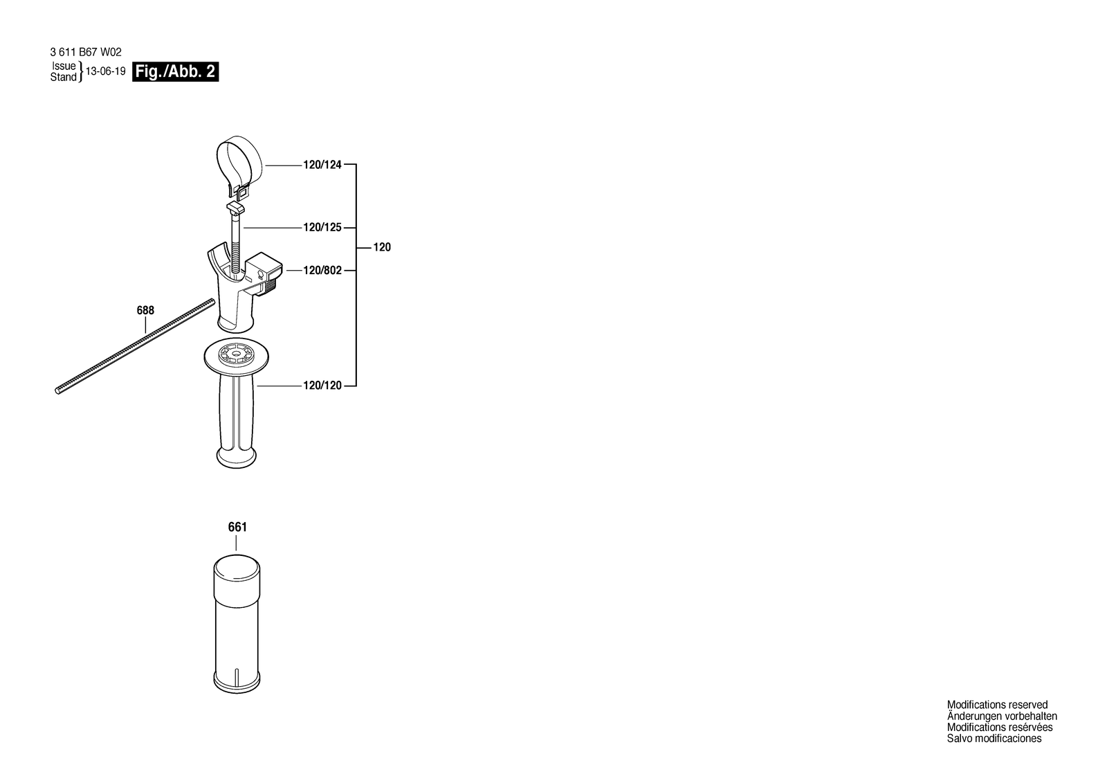 Bosch H 28-MLS parts diagram, sheet 2