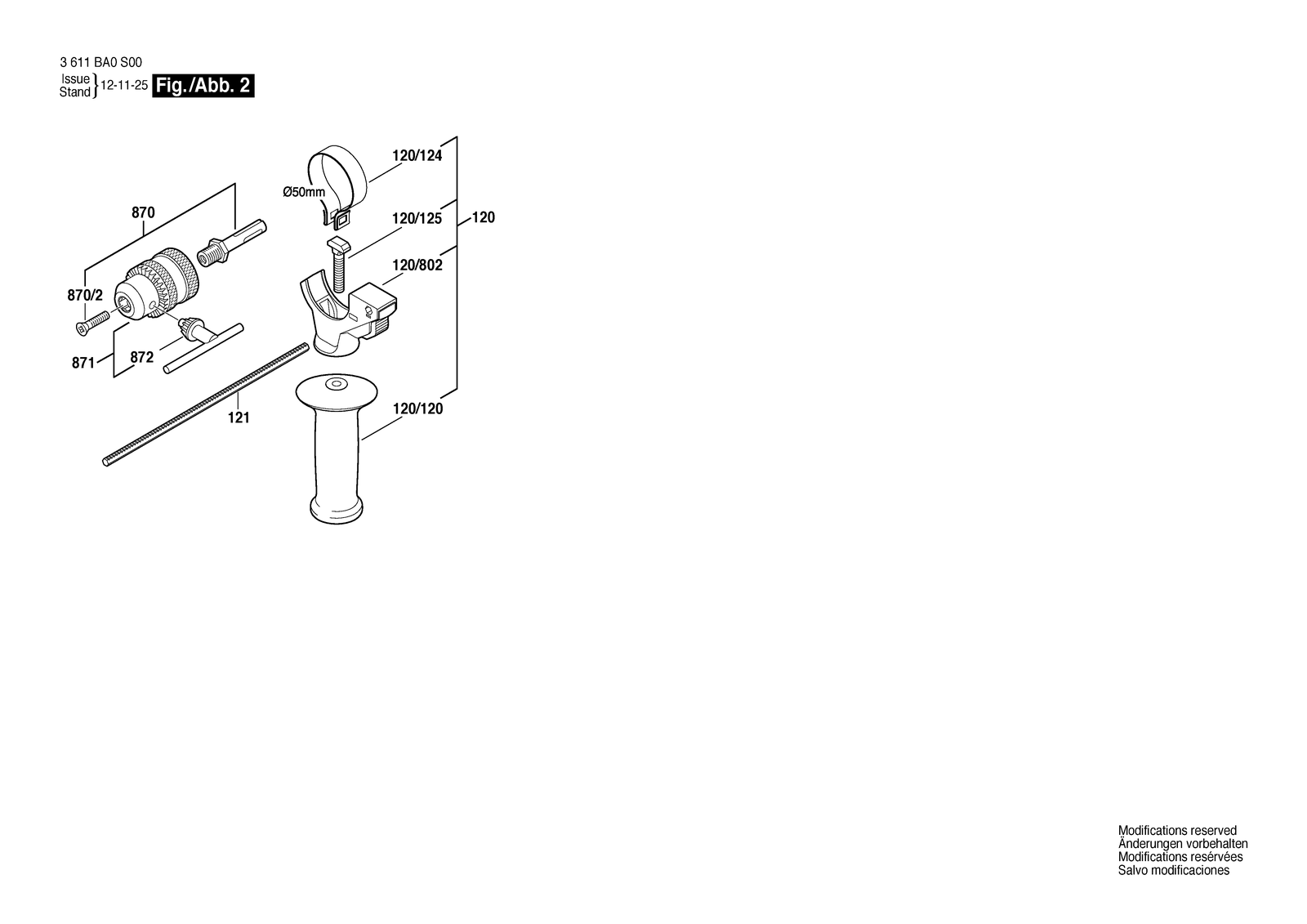 Bosch 321 parts diagram, sheet 2
