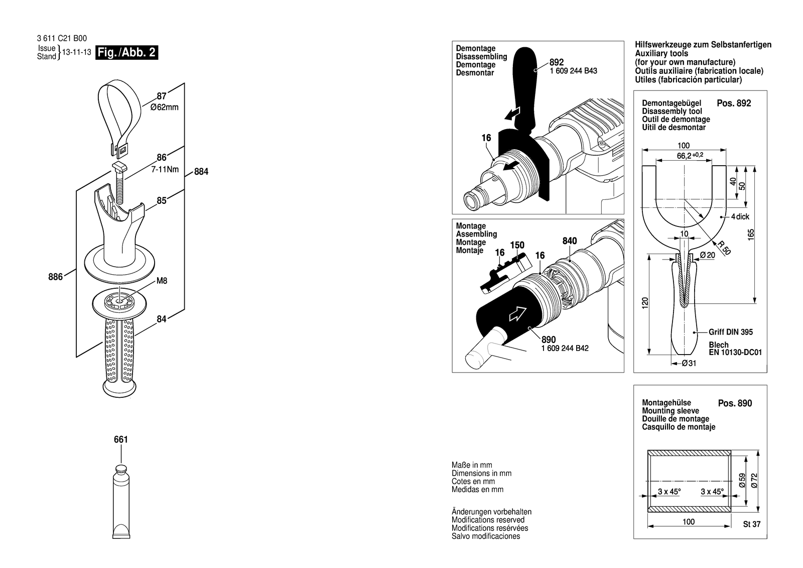 Bosch SH 5 VE parts diagram, sheet 2