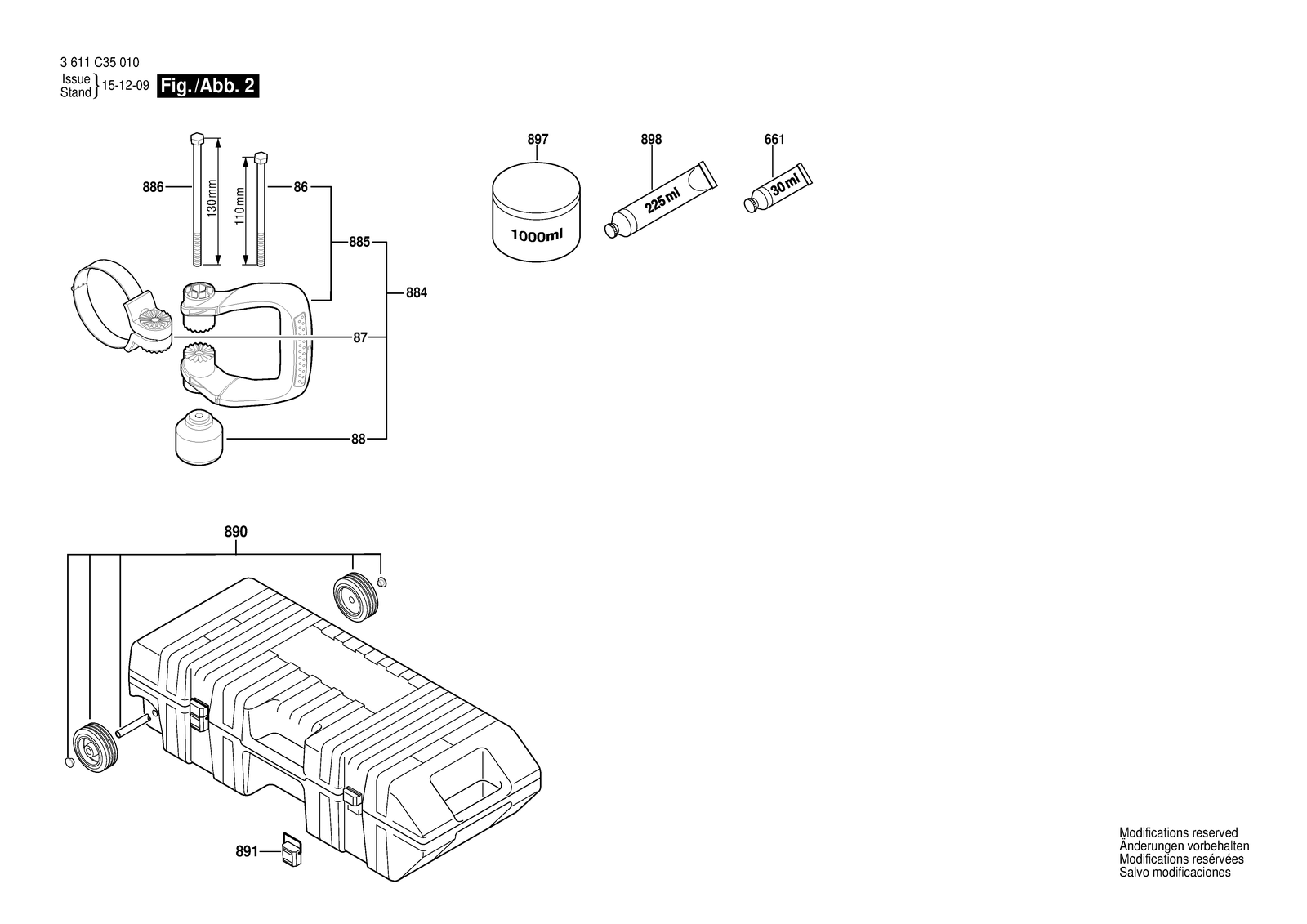 Bosch 11335 parts diagram, sheet 2