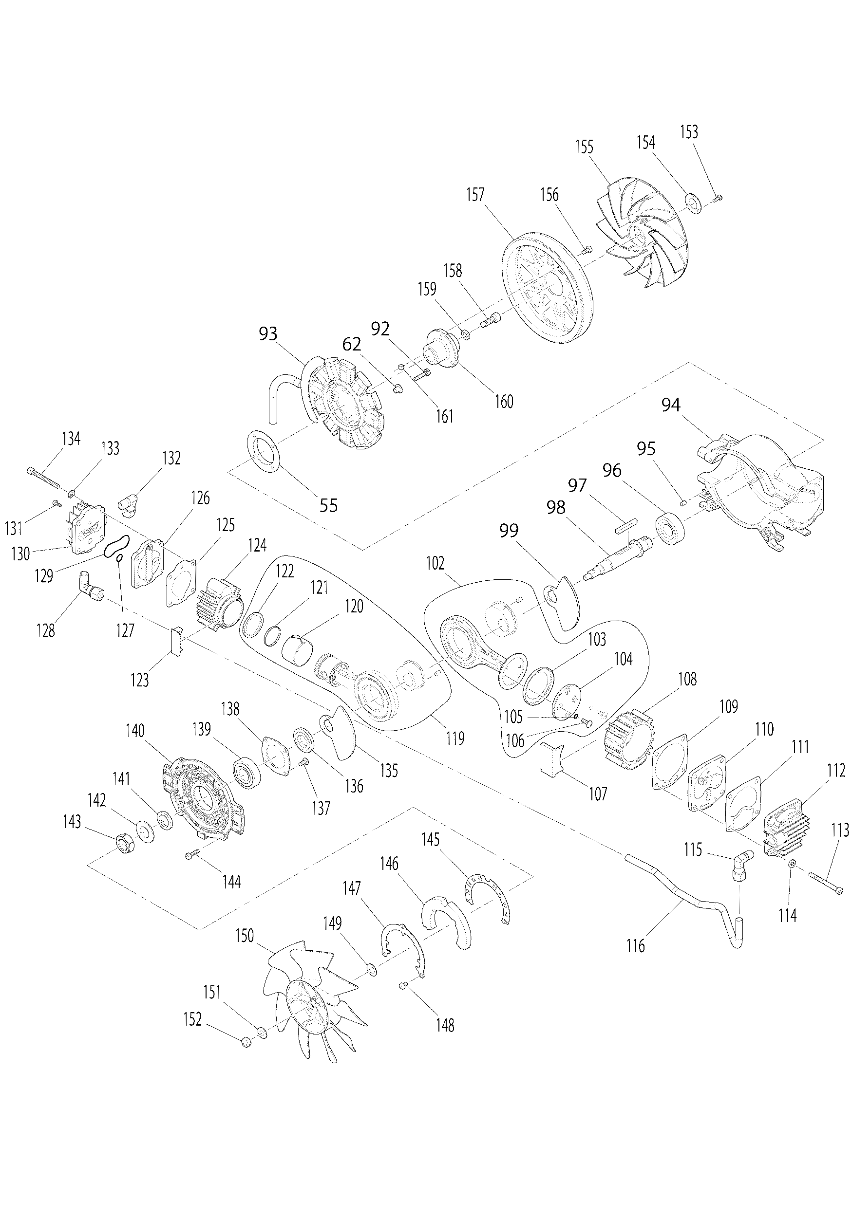 Makita AC320H parts diagram, sheet 2