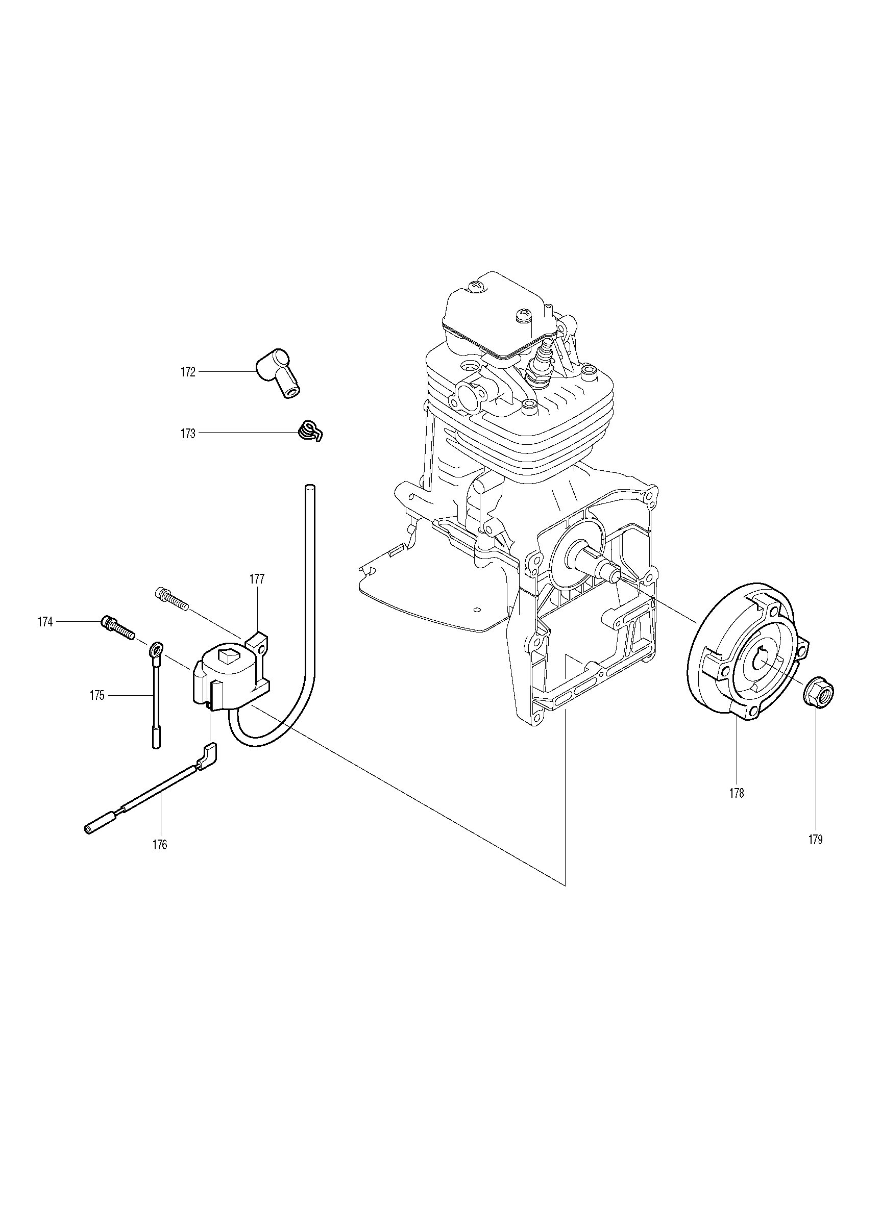 Makita BBX7600 parts diagram, sheet 10