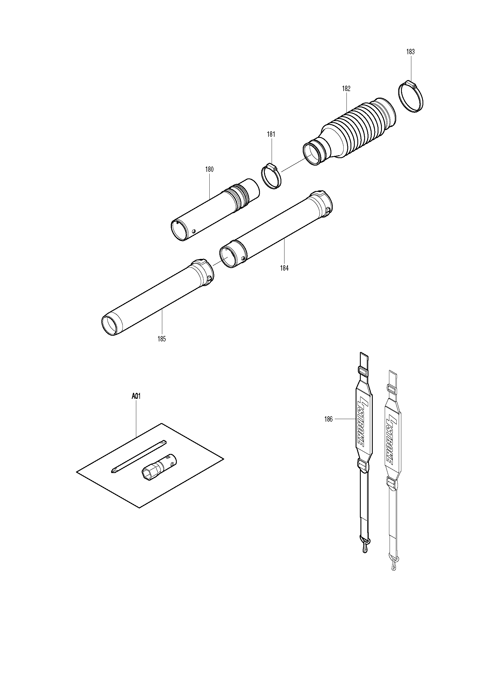 Makita BBX7600 parts diagram, sheet 11