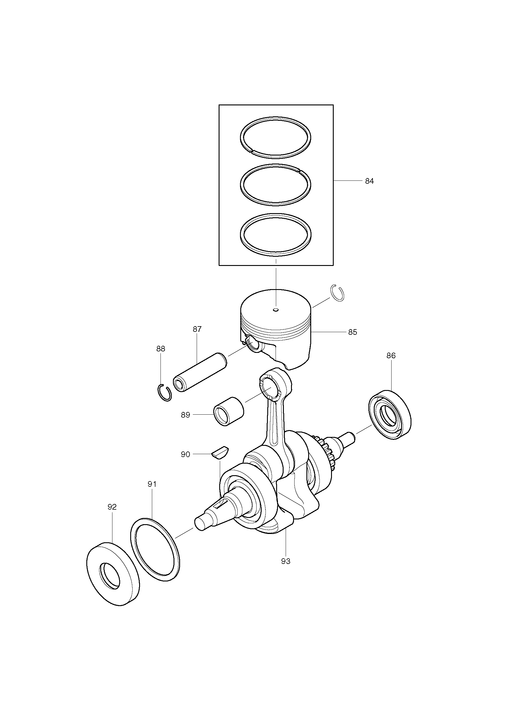 Makita BBX7600 parts diagram, sheet 4