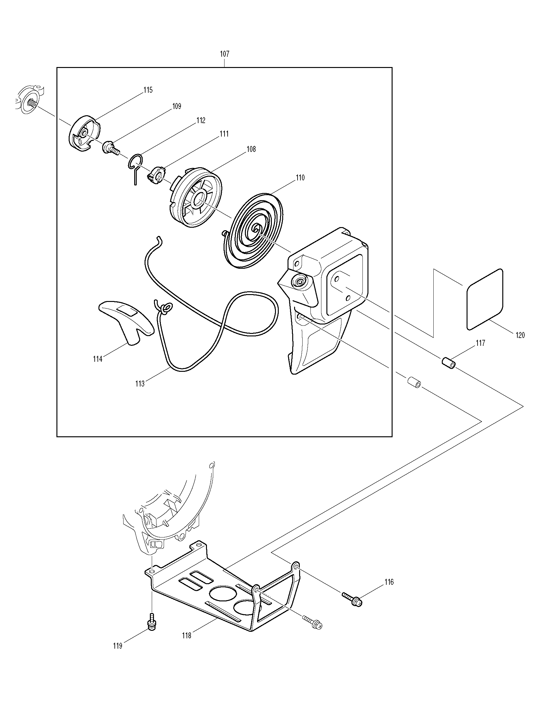 Makita BCX2510 parts diagram, sheet 4