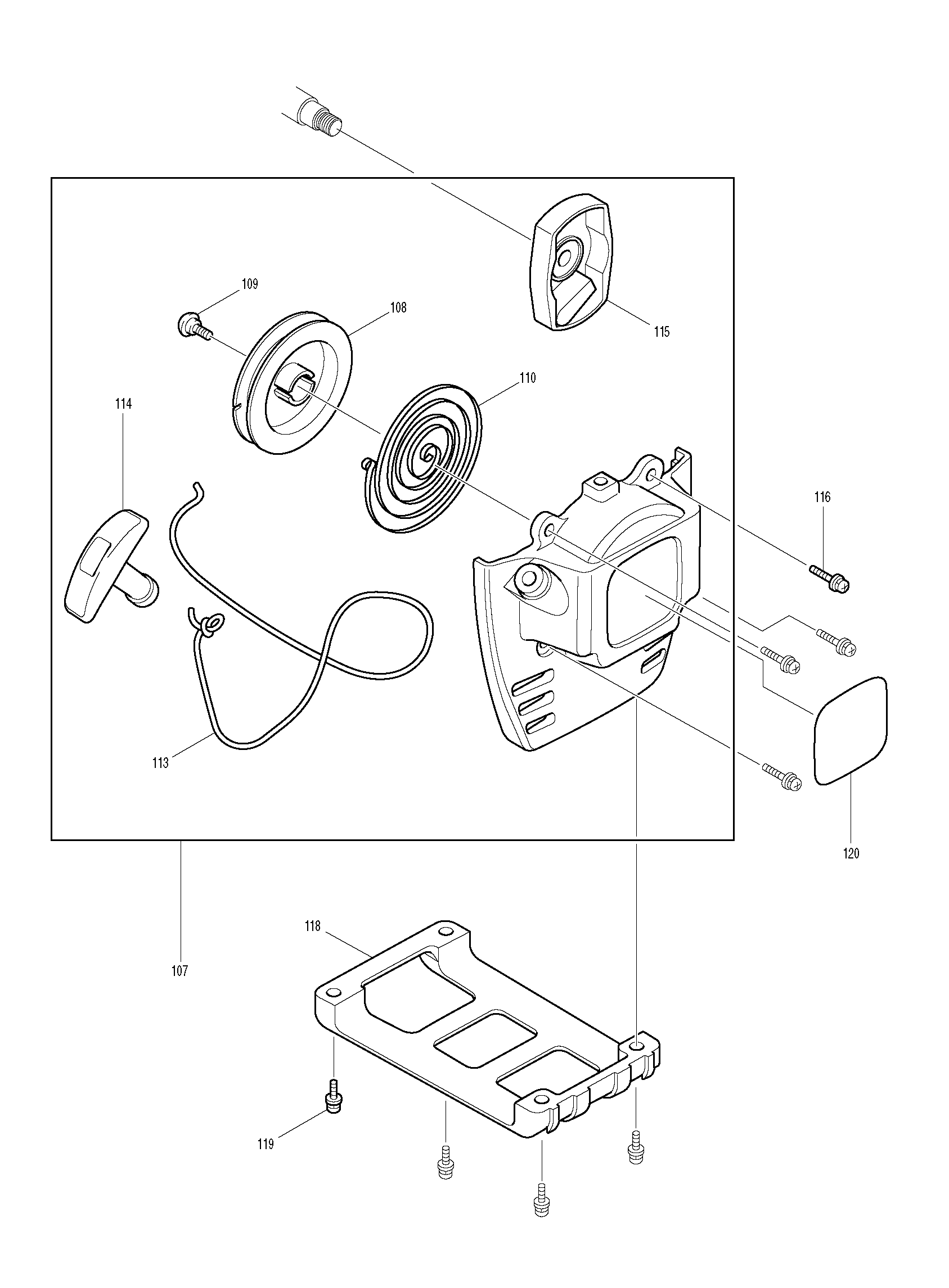 Makita BCX3400 parts diagram, sheet 4