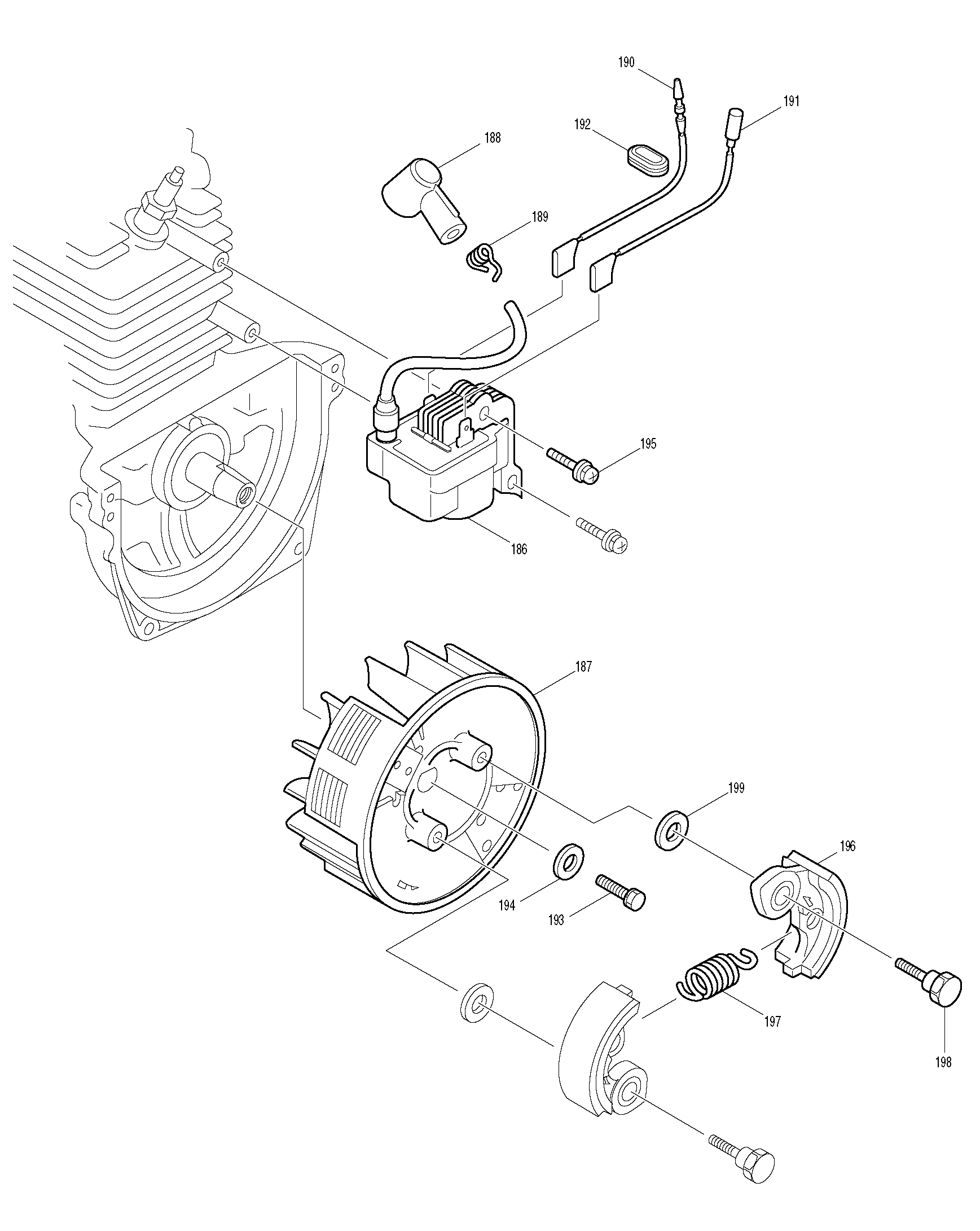 Makita BCX3400 parts diagram, sheet 9