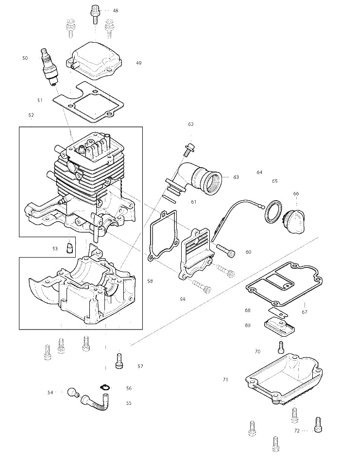 Makita BHX2501 parts diagram, sheet 2