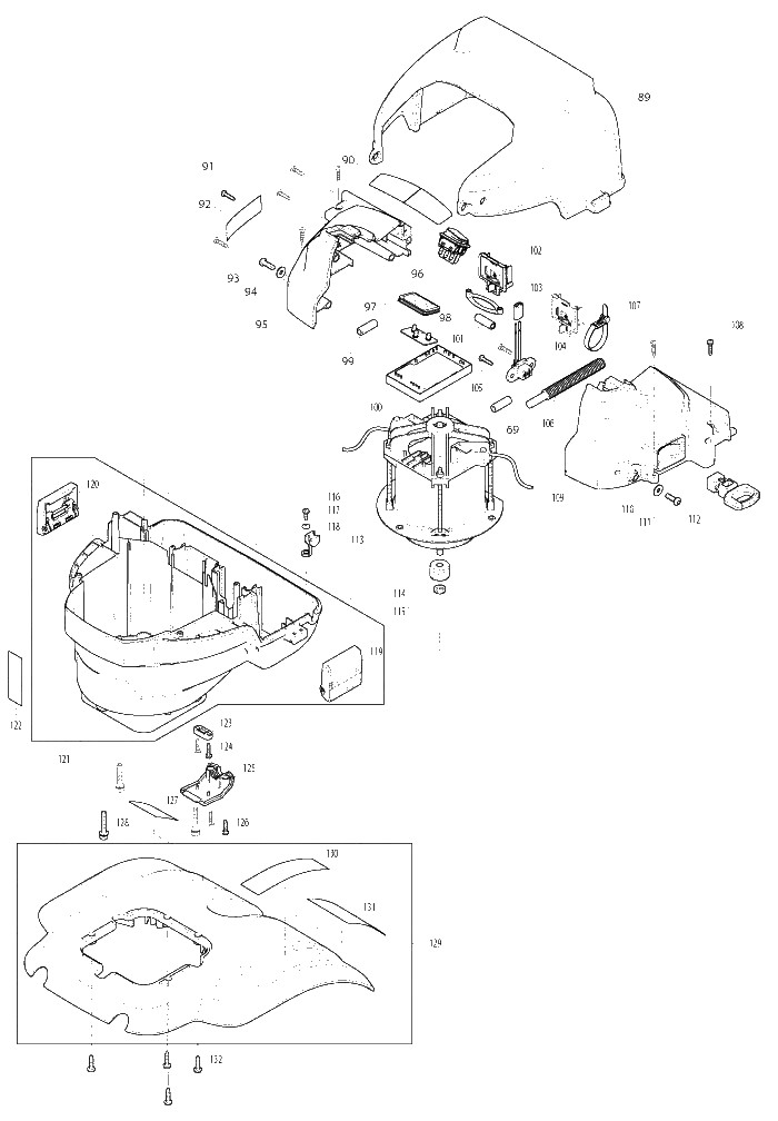 Makita BUK360 parts diagram, sheet 4