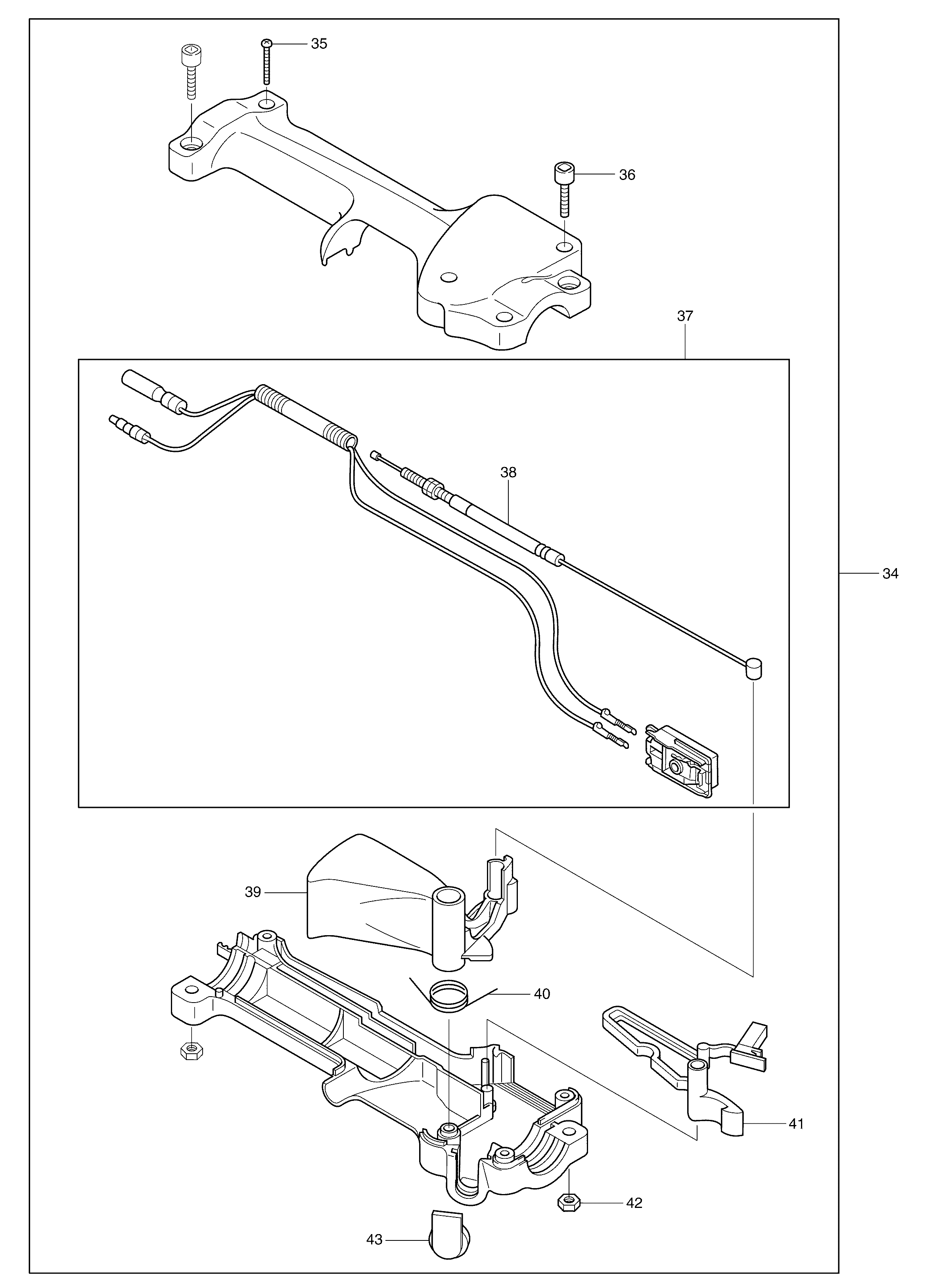 Makita DBC260L parts diagram, sheet 2