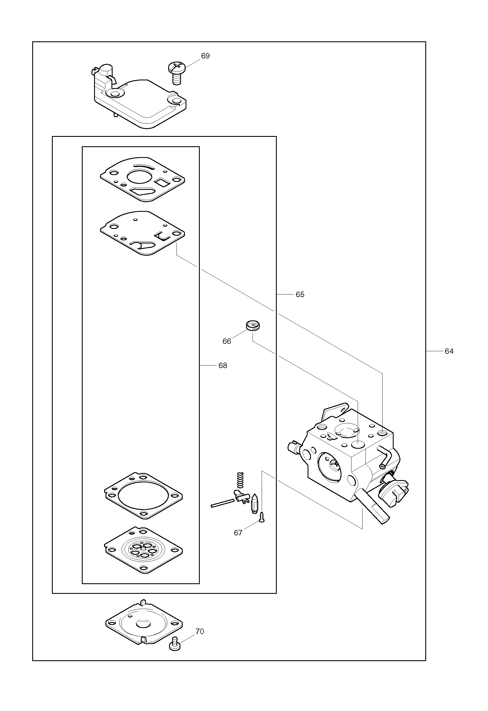 Makita DBC301 parts diagram, sheet 3