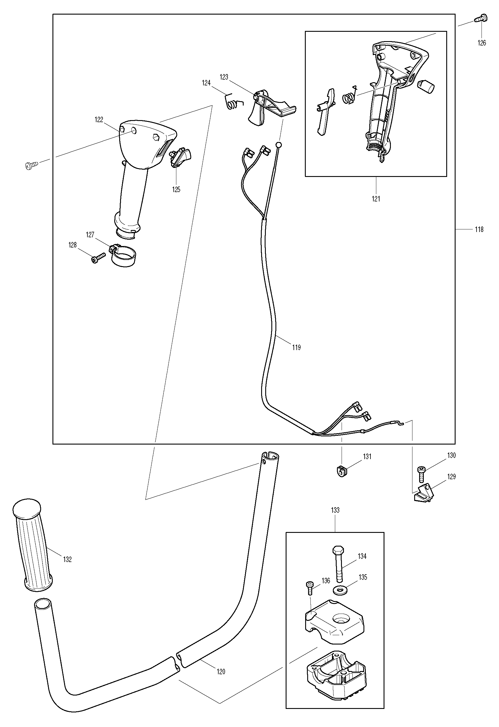 Makita DBC3310 parts diagram, sheet 7