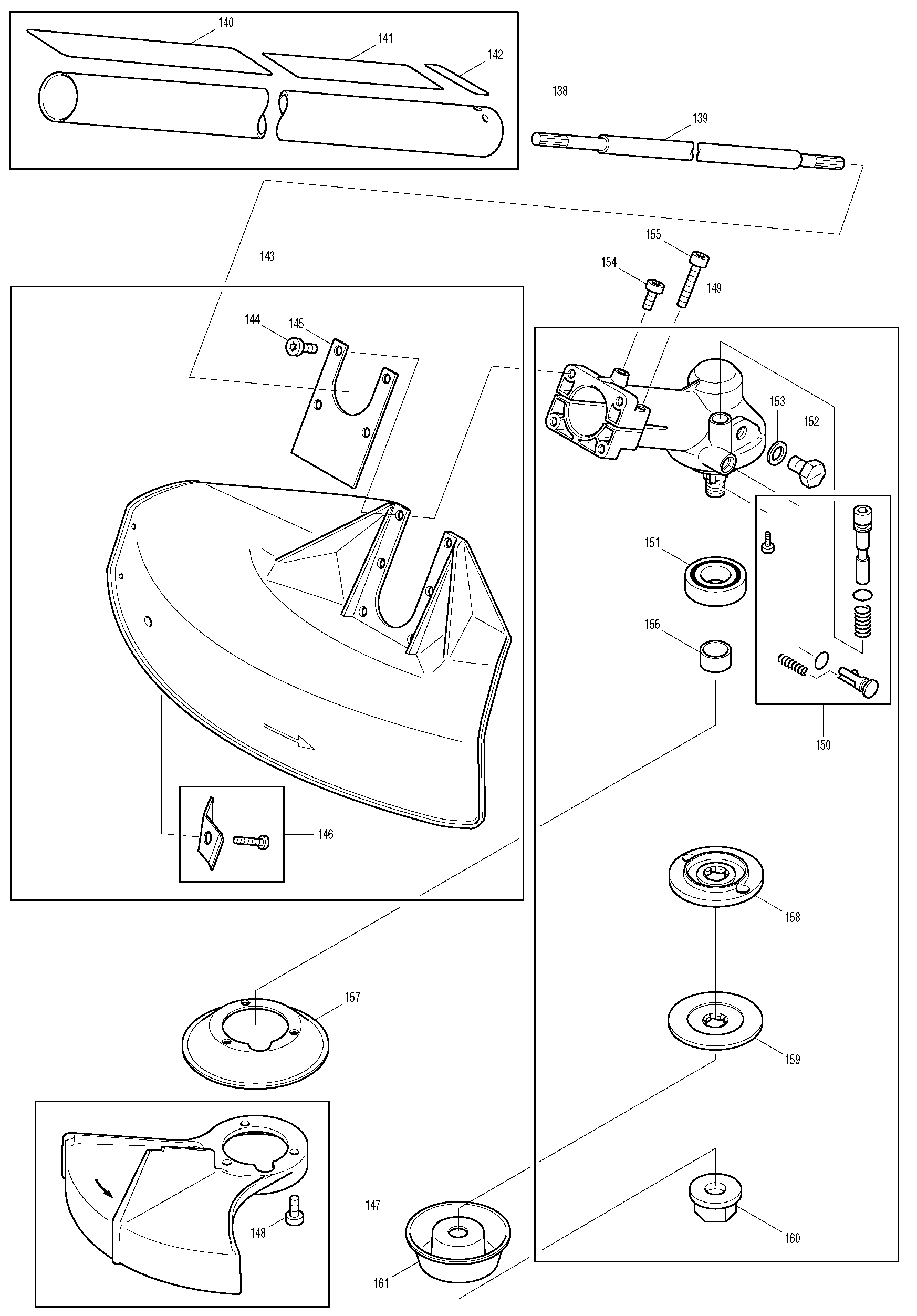 Makita DBC3310 parts diagram, sheet 8