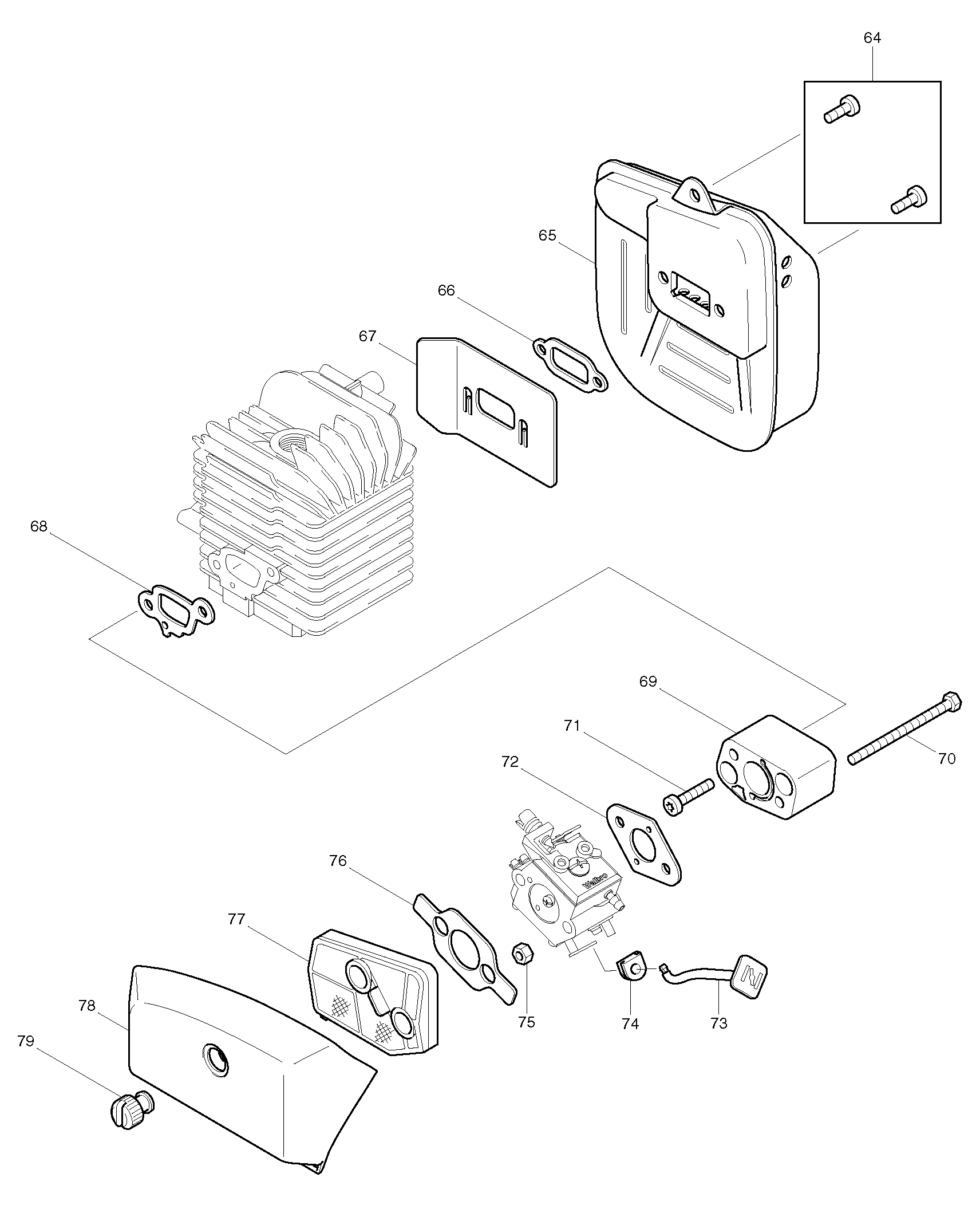 Makita DBC340 parts diagram, sheet 4