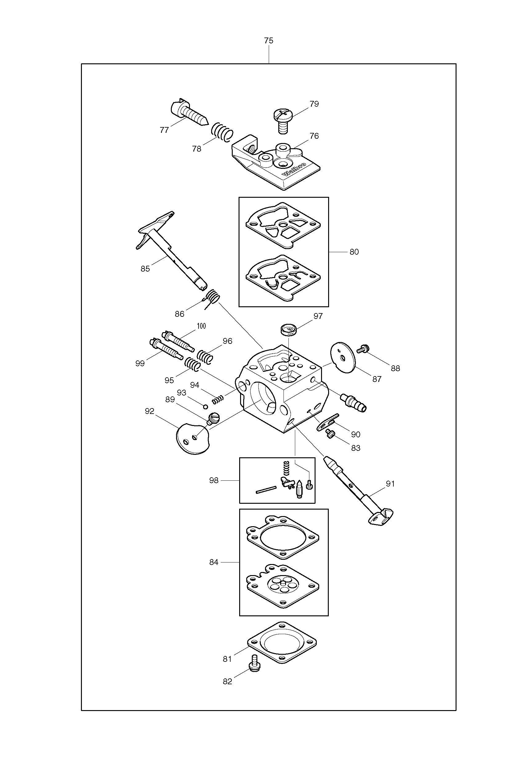 Makita DBC4510 parts diagram, sheet 5