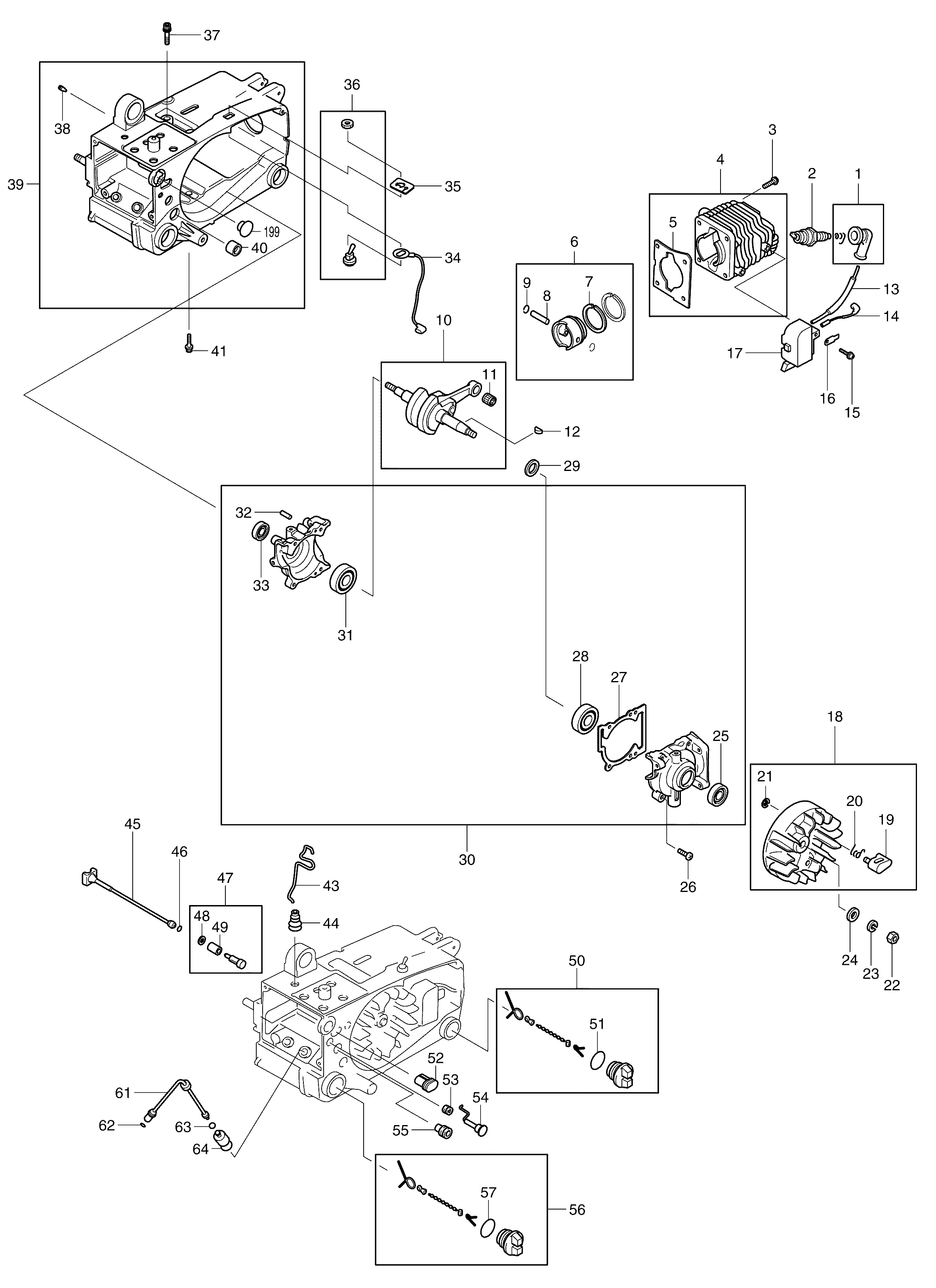 Makita DCS330TH parts diagram, sheet 1