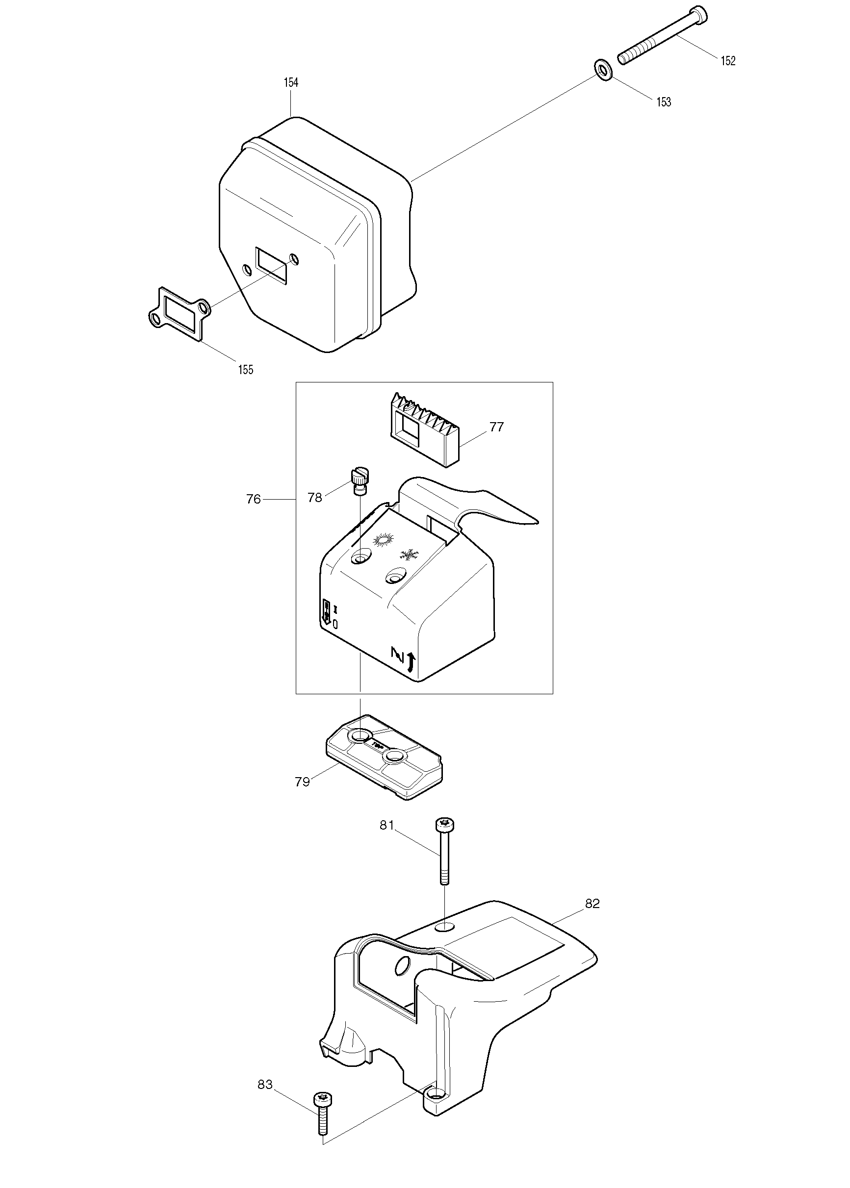 Makita DCS33 parts diagram, sheet 4