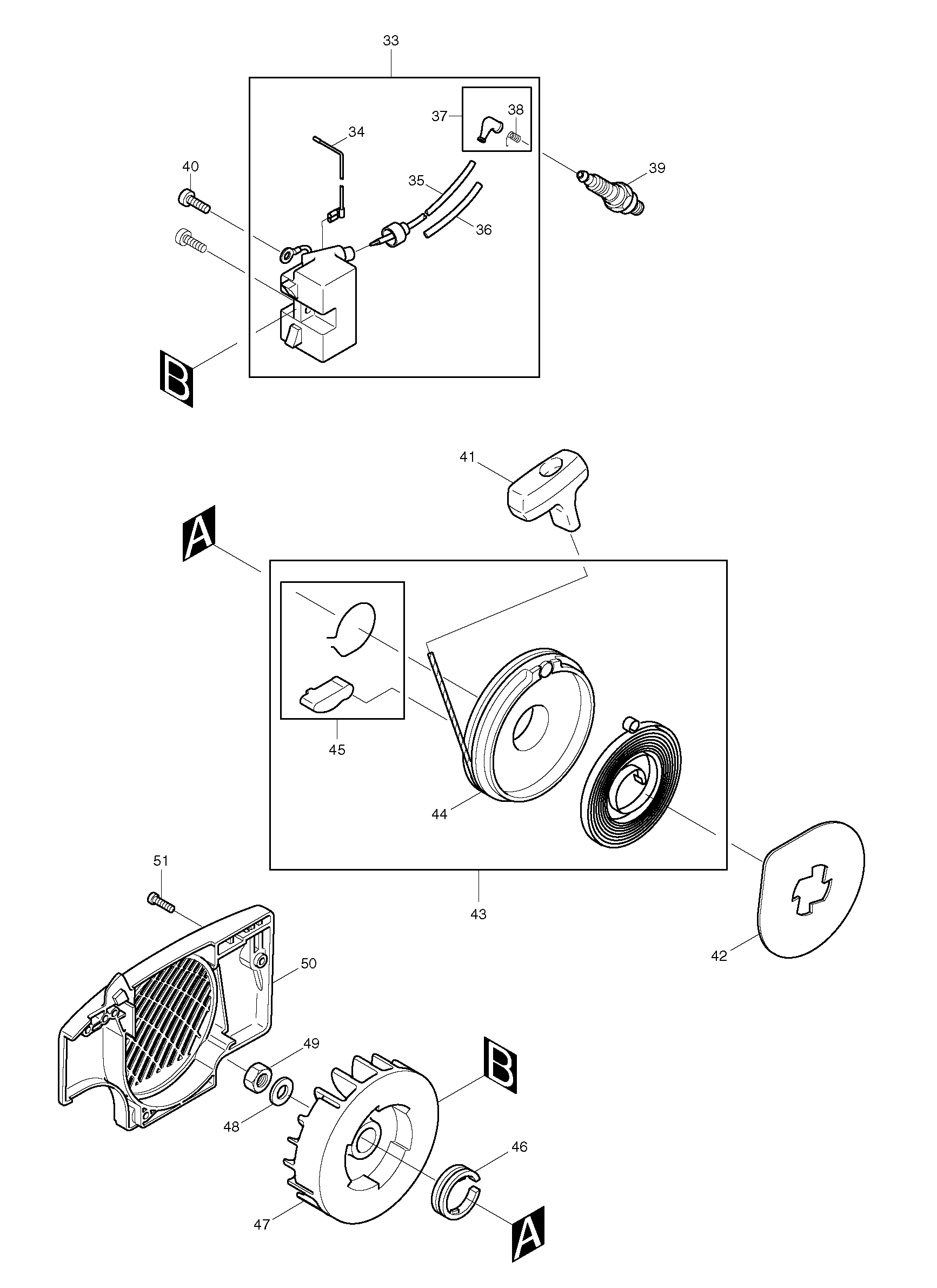 Makita DCS340 parts diagram, sheet 2