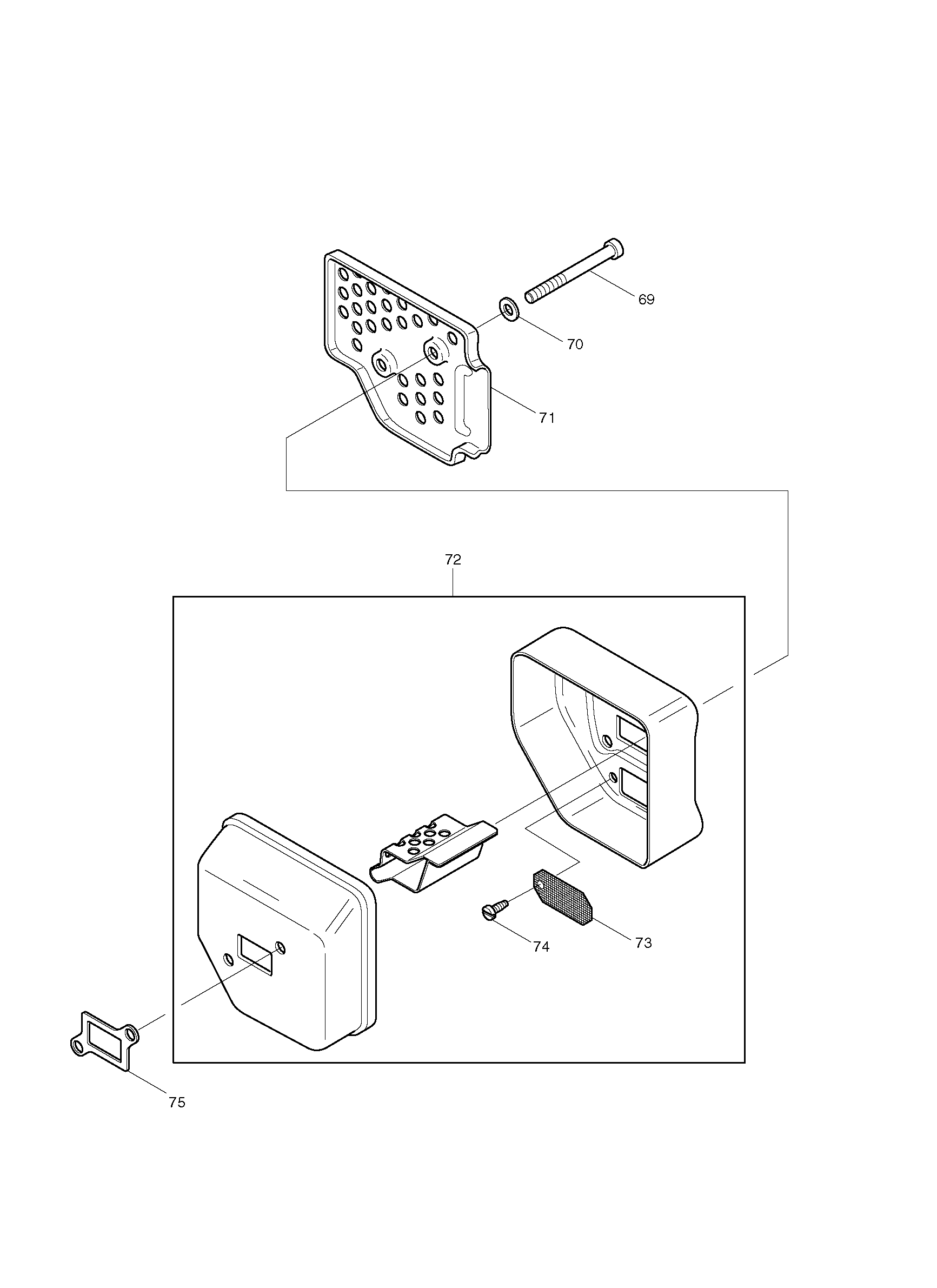 Makita DCS340 parts diagram, sheet 4