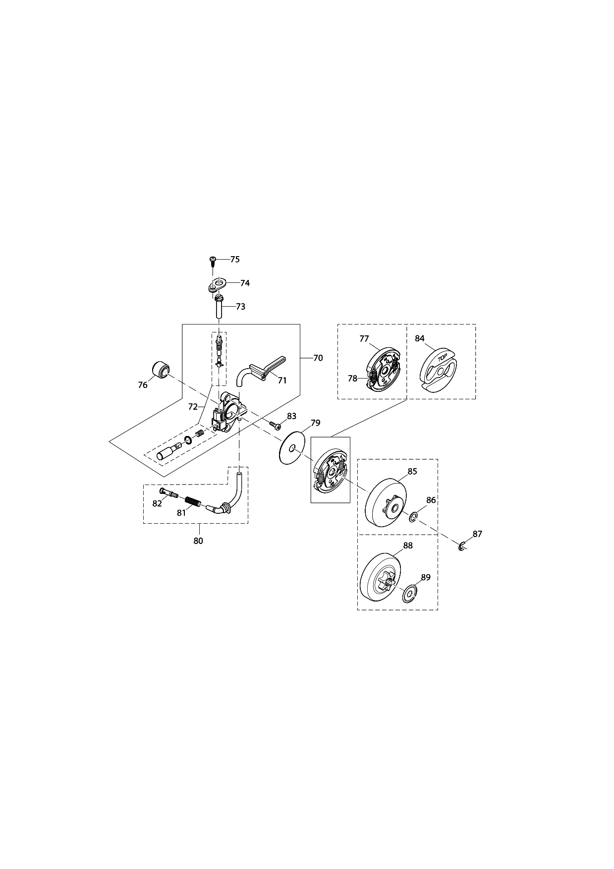 Makita DCS3410TH parts diagram, sheet 3