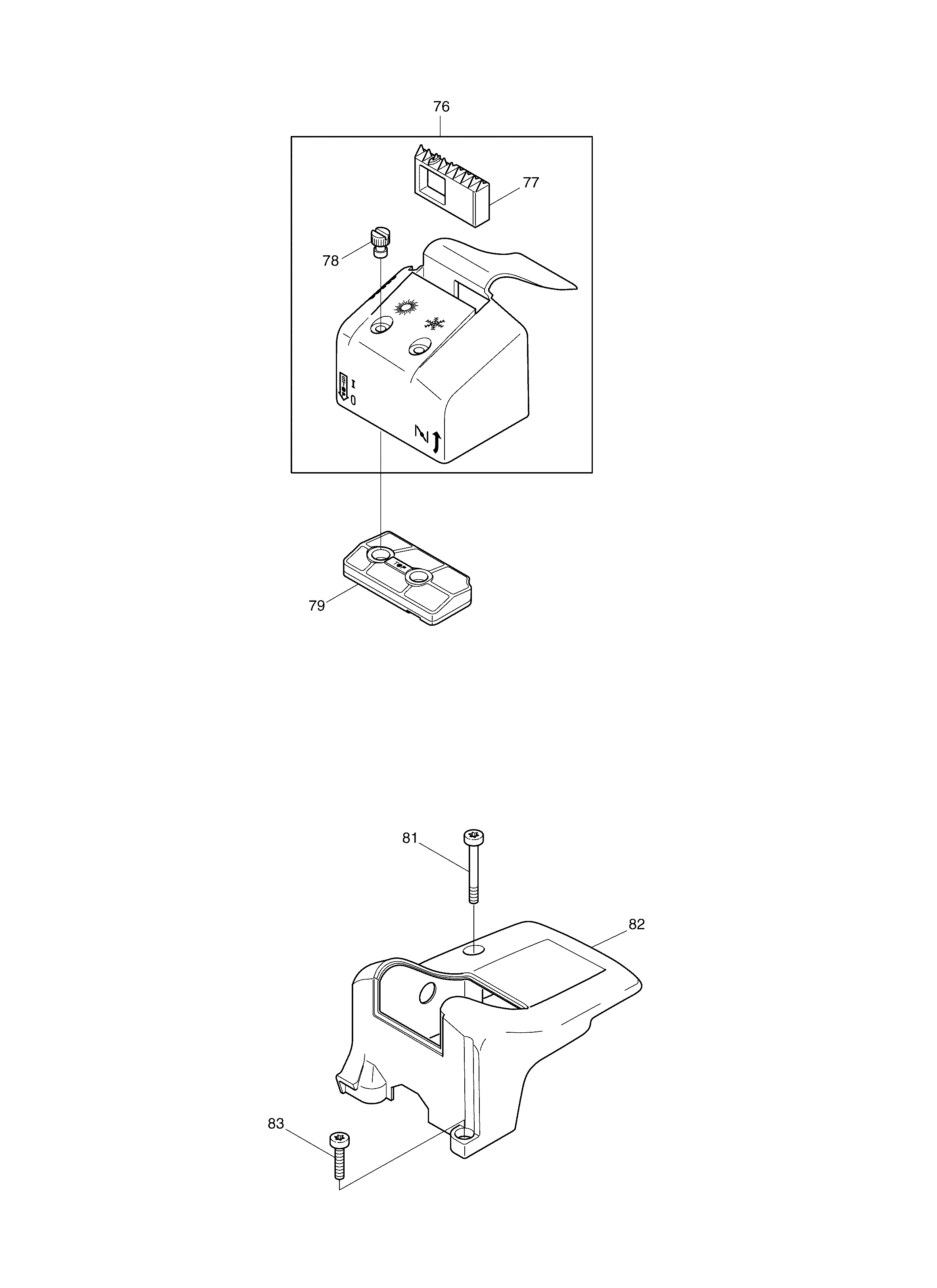 Makita DCS341 parts diagram, sheet 5