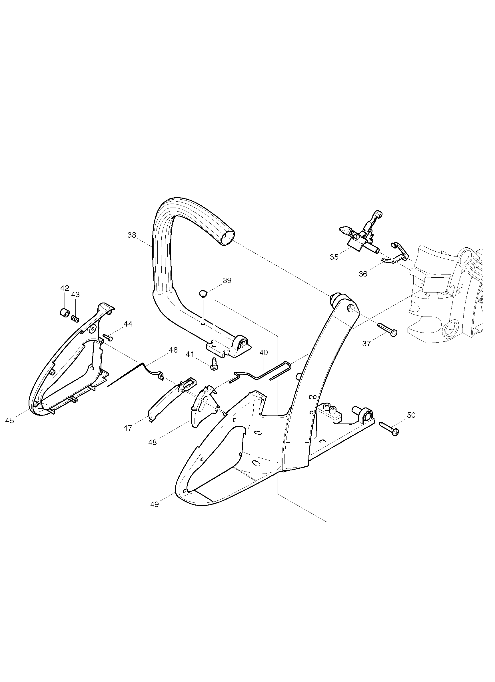 Makita DCS34 parts diagram, sheet 2