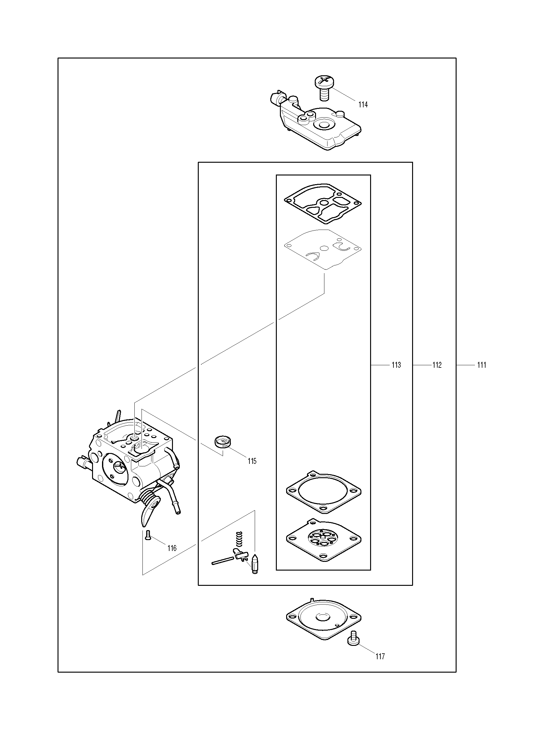 Makita DCS34 parts diagram, sheet 5