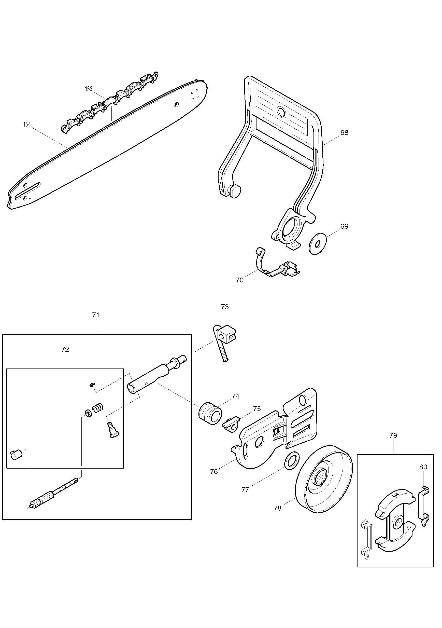 Makita DCS390 parts diagram, sheet 4
