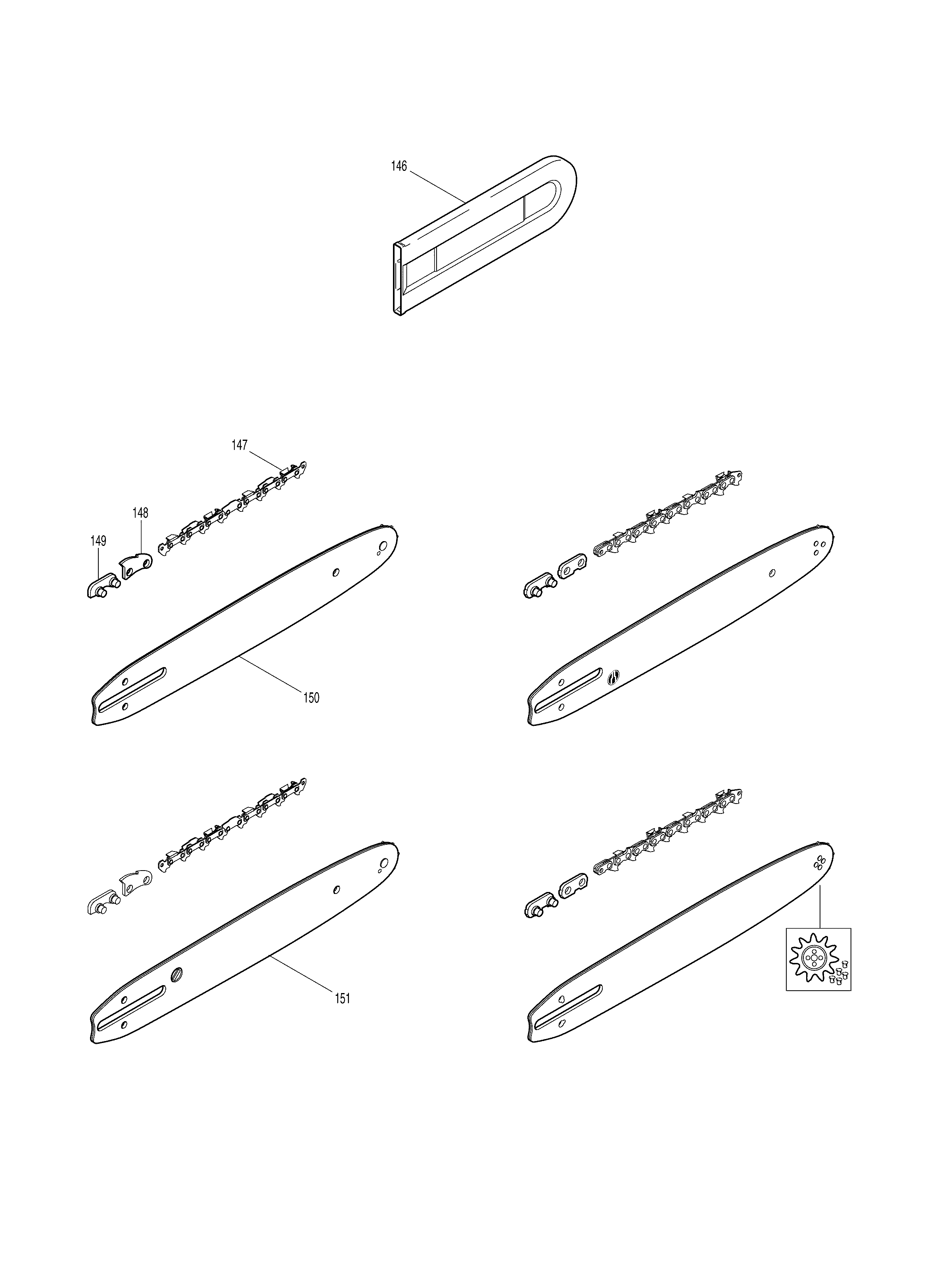 Makita DCS400 parts diagram, sheet 10