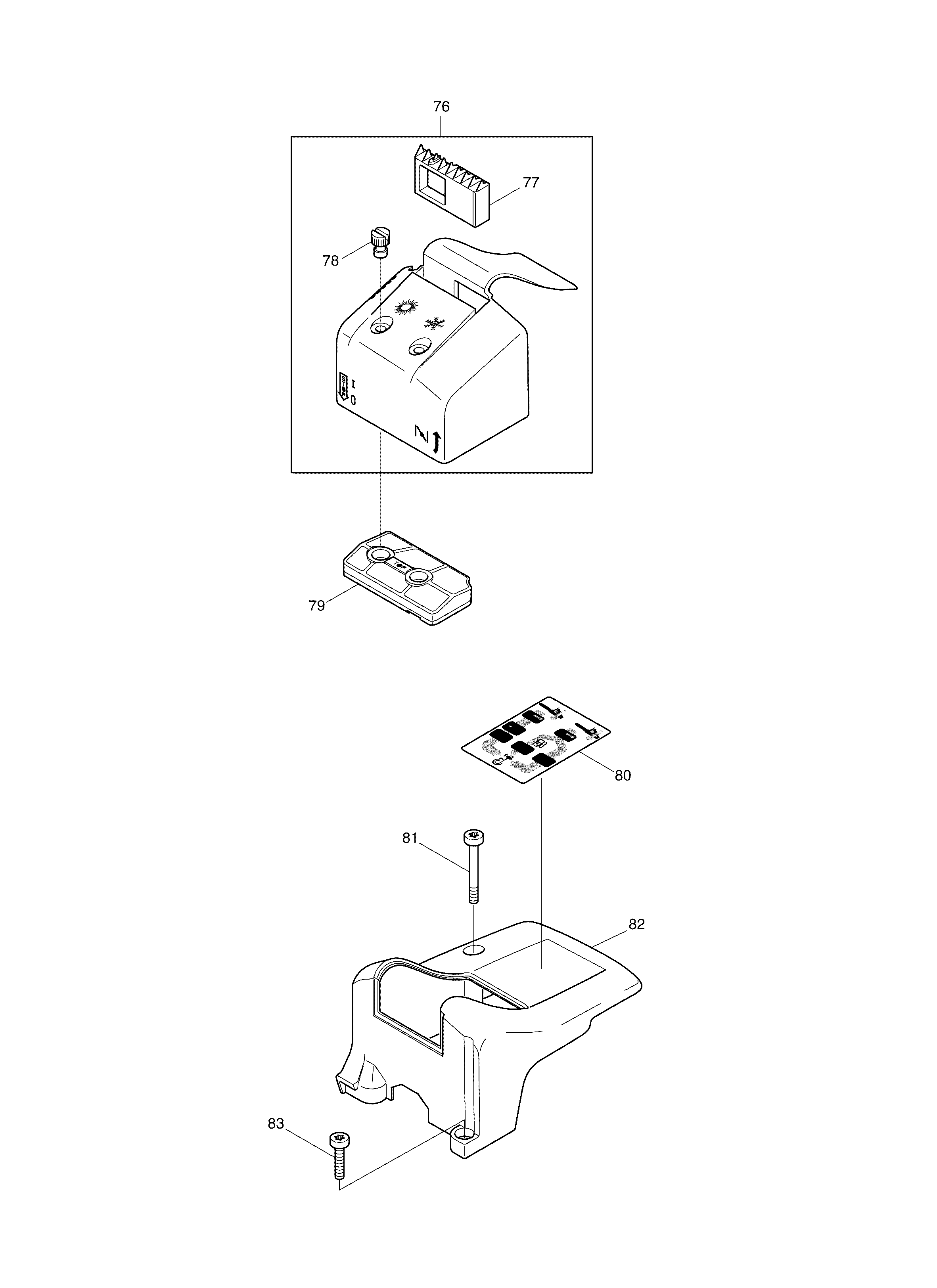 Makita DCS400 parts diagram, sheet 5