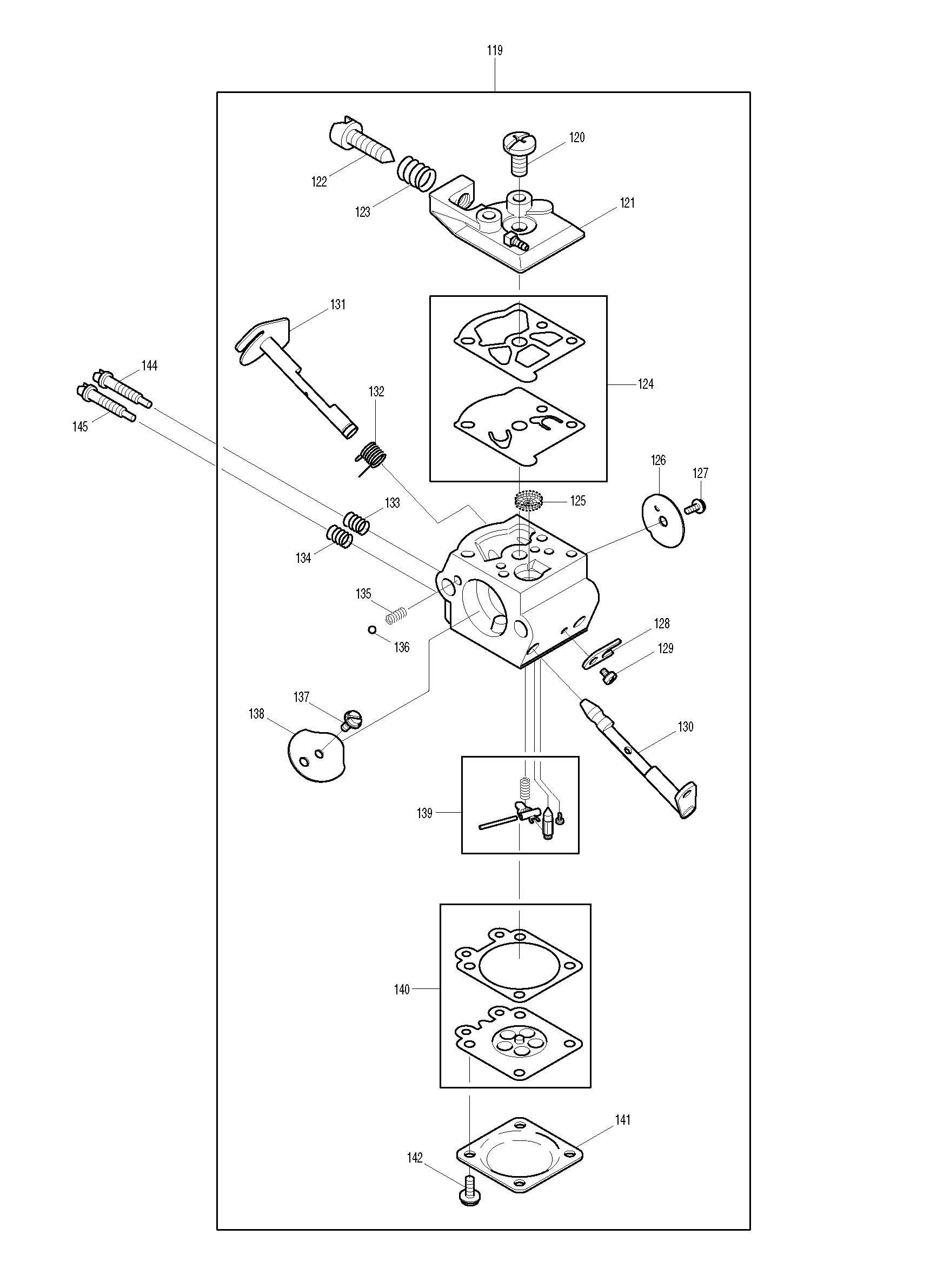Makita DCS401 parts diagram, sheet 6